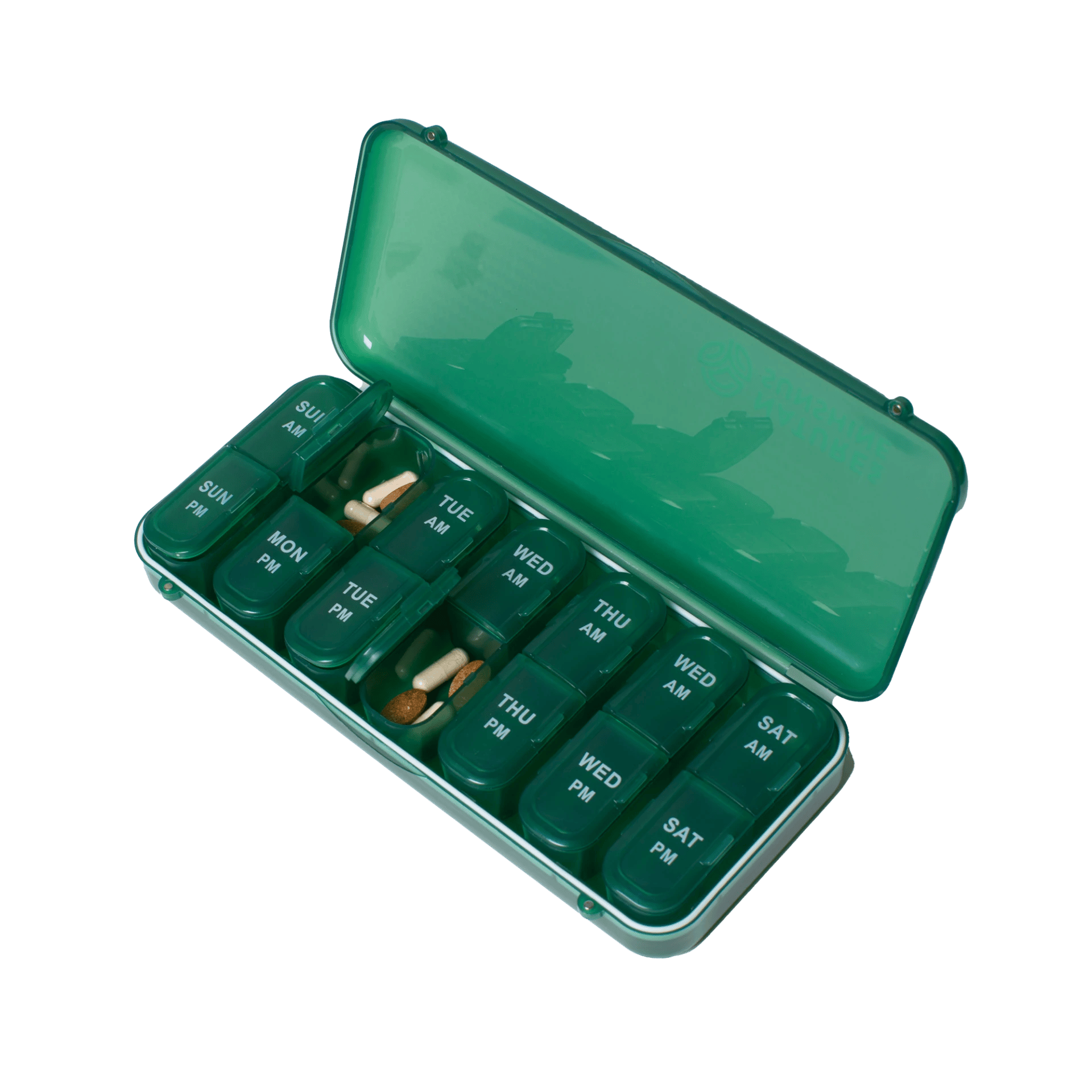 Large Pill Case, Green