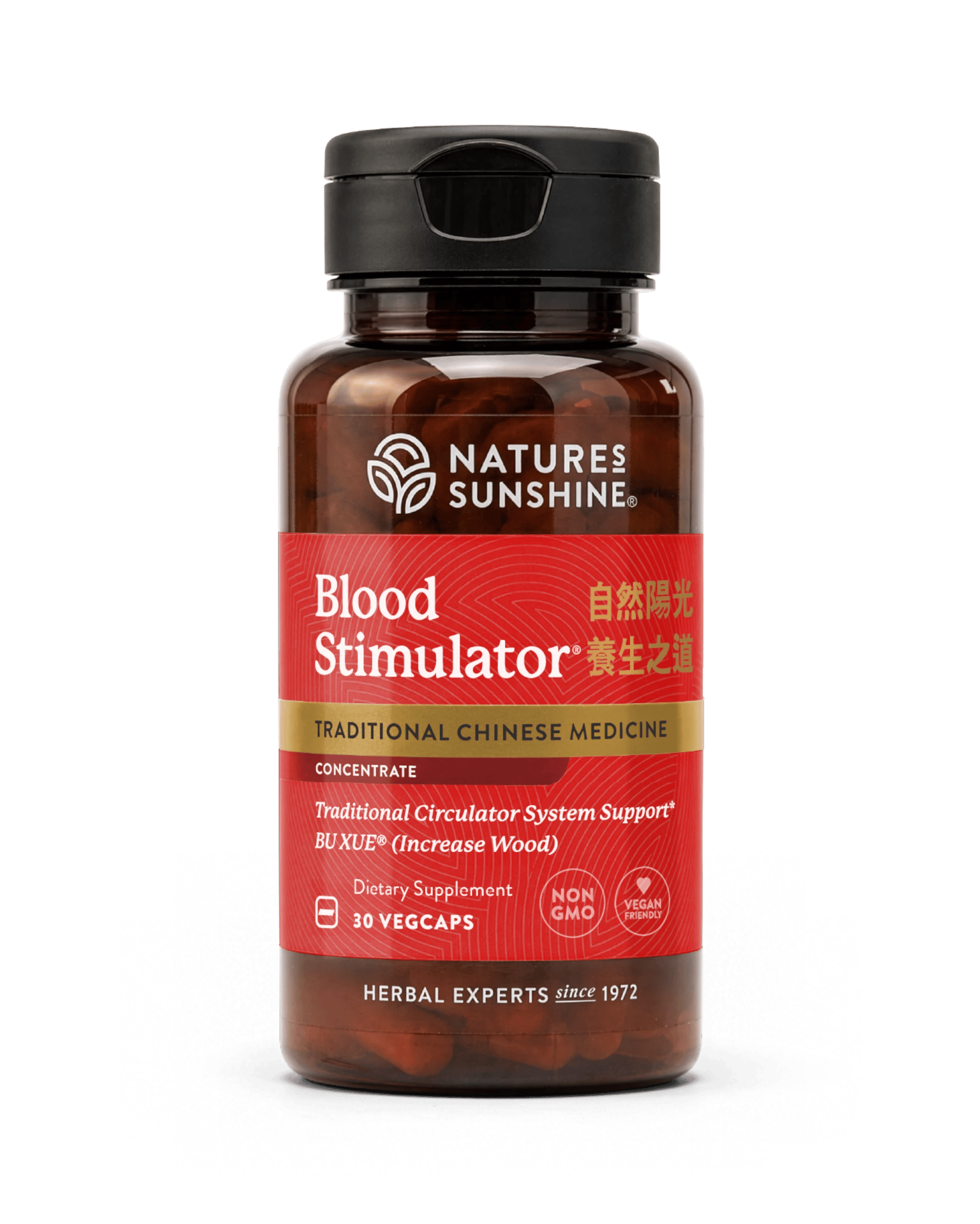 Nature's Sunshine Blood Stimulator TCM Conc. bottle, 30 Capsules