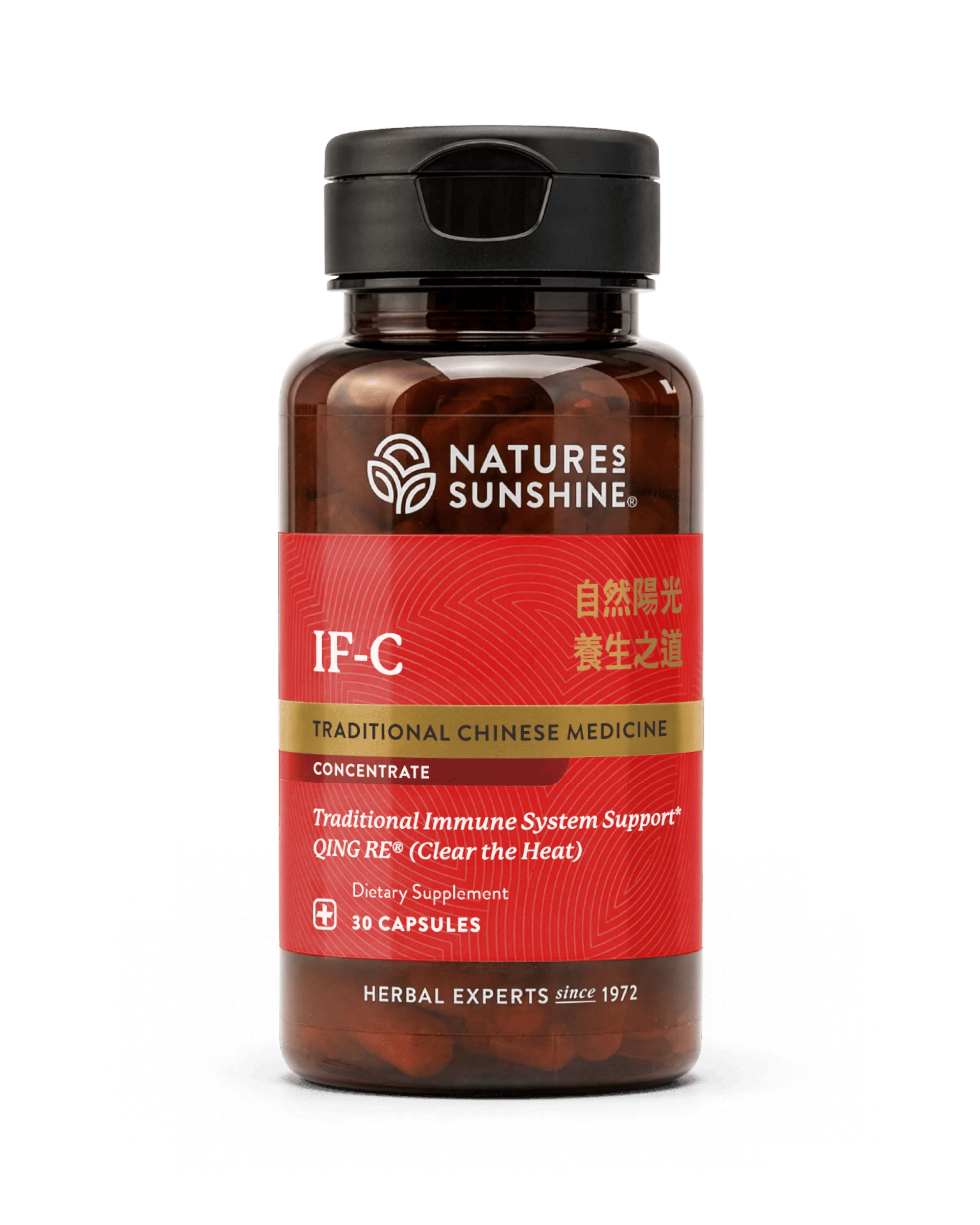 Nature's Sunshine IF-C TCM Concentrate bottle, 30 Capsules
