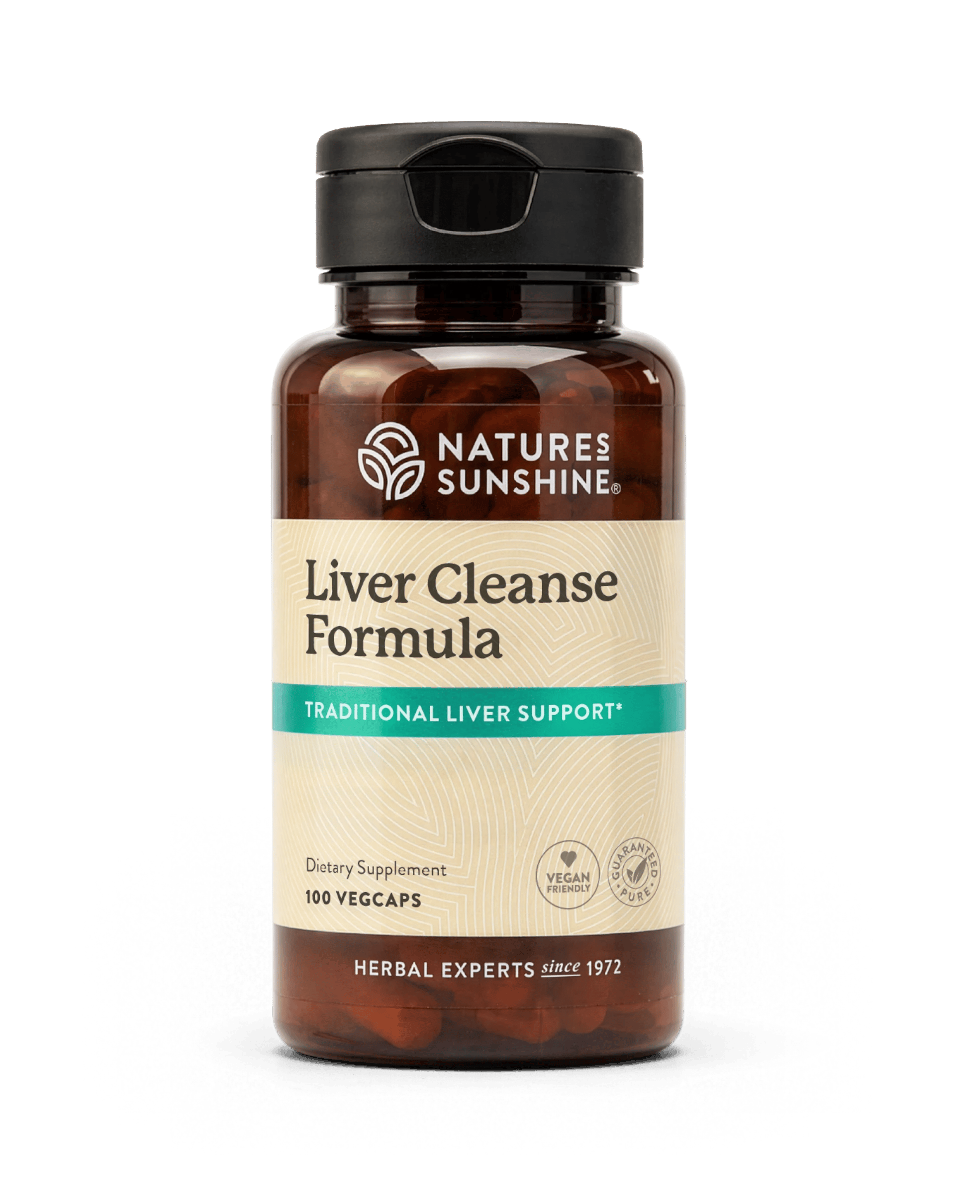 Nature's Sunshine Liver Cleanse Formula bottle, 100 Capsules
