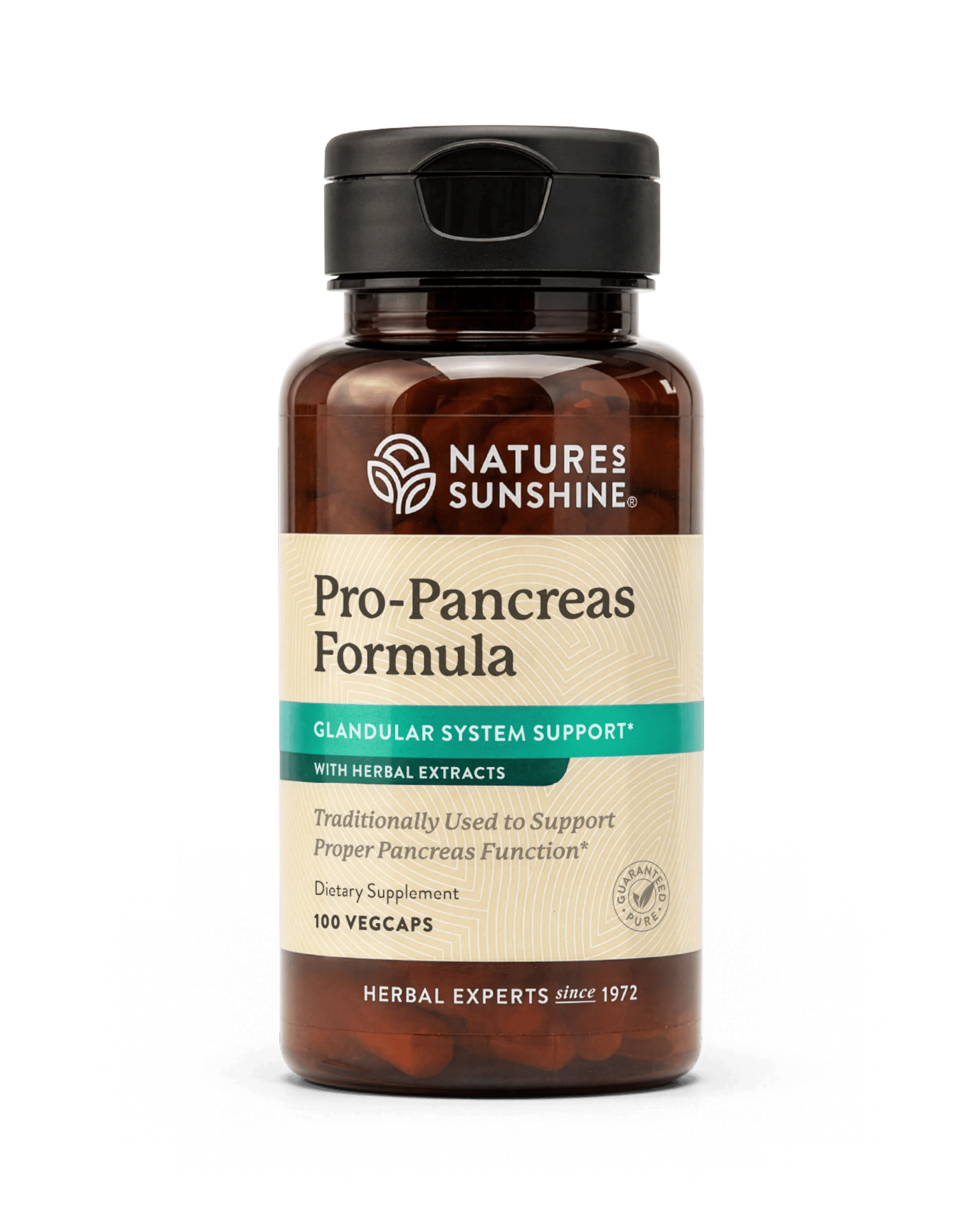 Nature's Sunshine Pro-Pancreas bottle, 100 Vegcaps