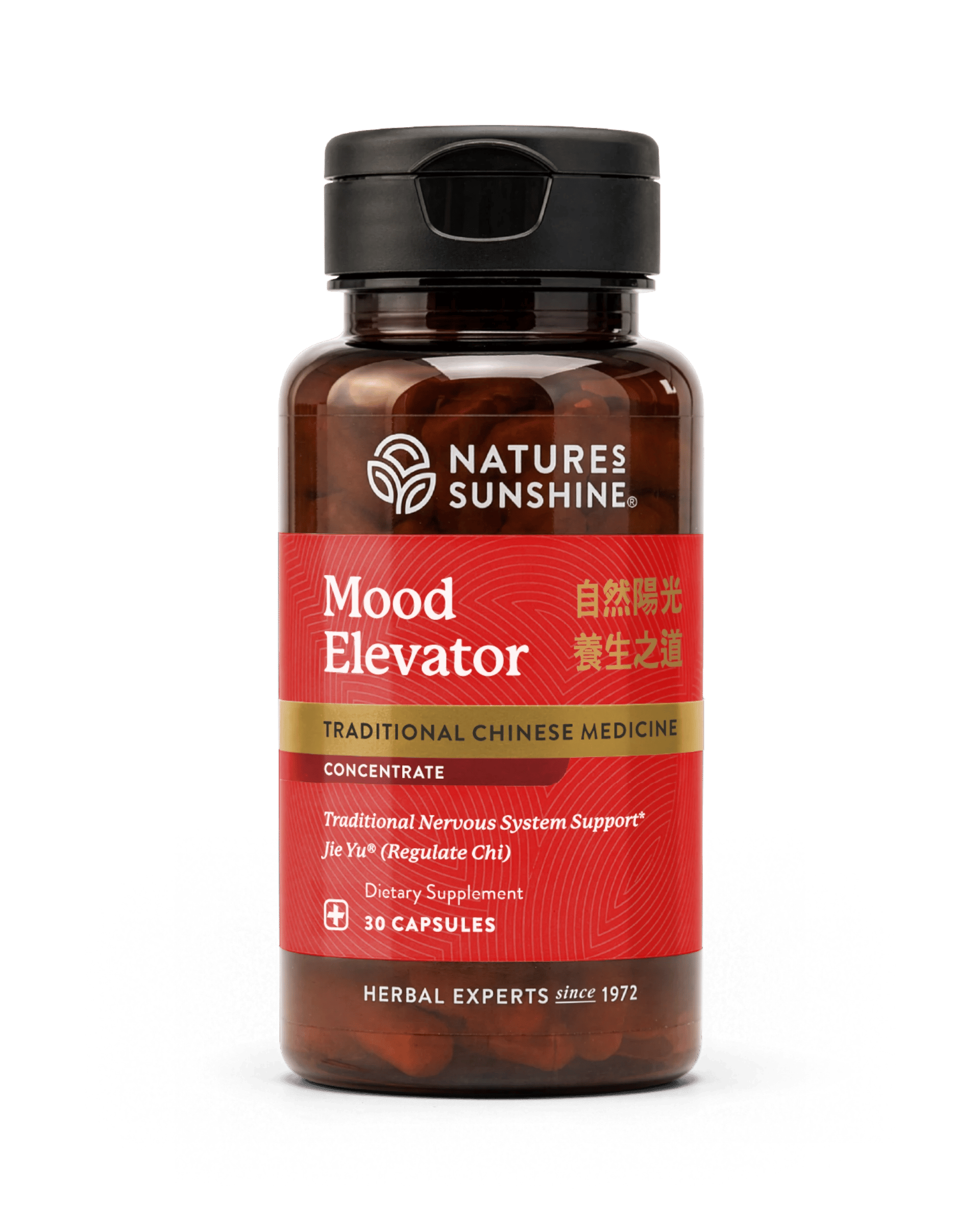 Nature's Sunshine Mood Elevator TCM Concentrate bottle, 30 Capsules