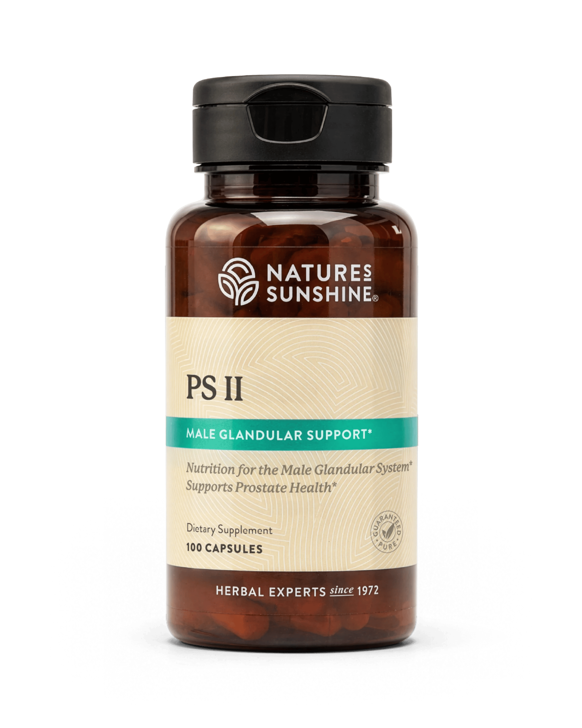 Nature's Sunshine PS II (Healthy Prostate And Male Glandular) bottle, 100 Capsules