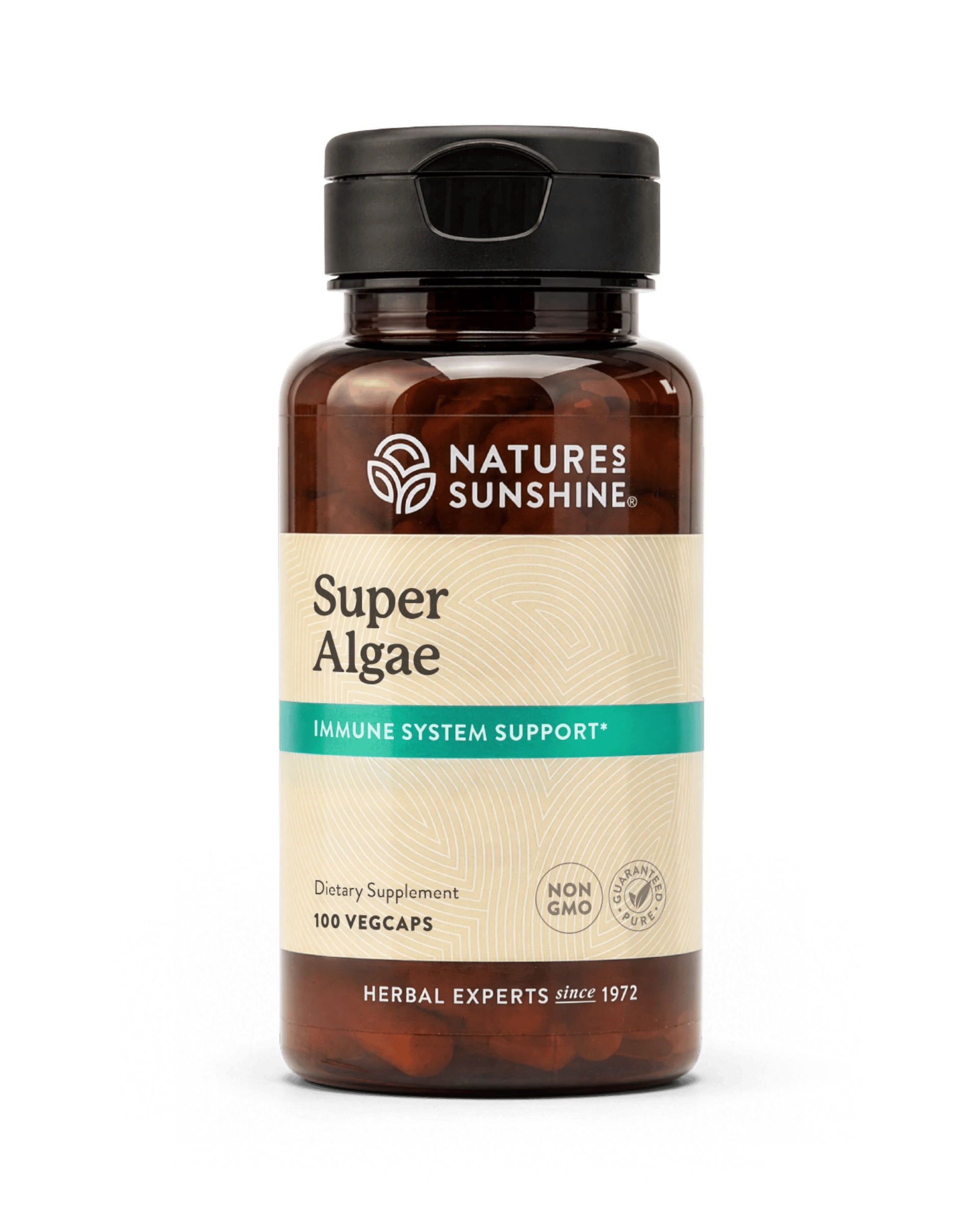 Nature's Sunshine Super Algae bottle, 100 Capsules