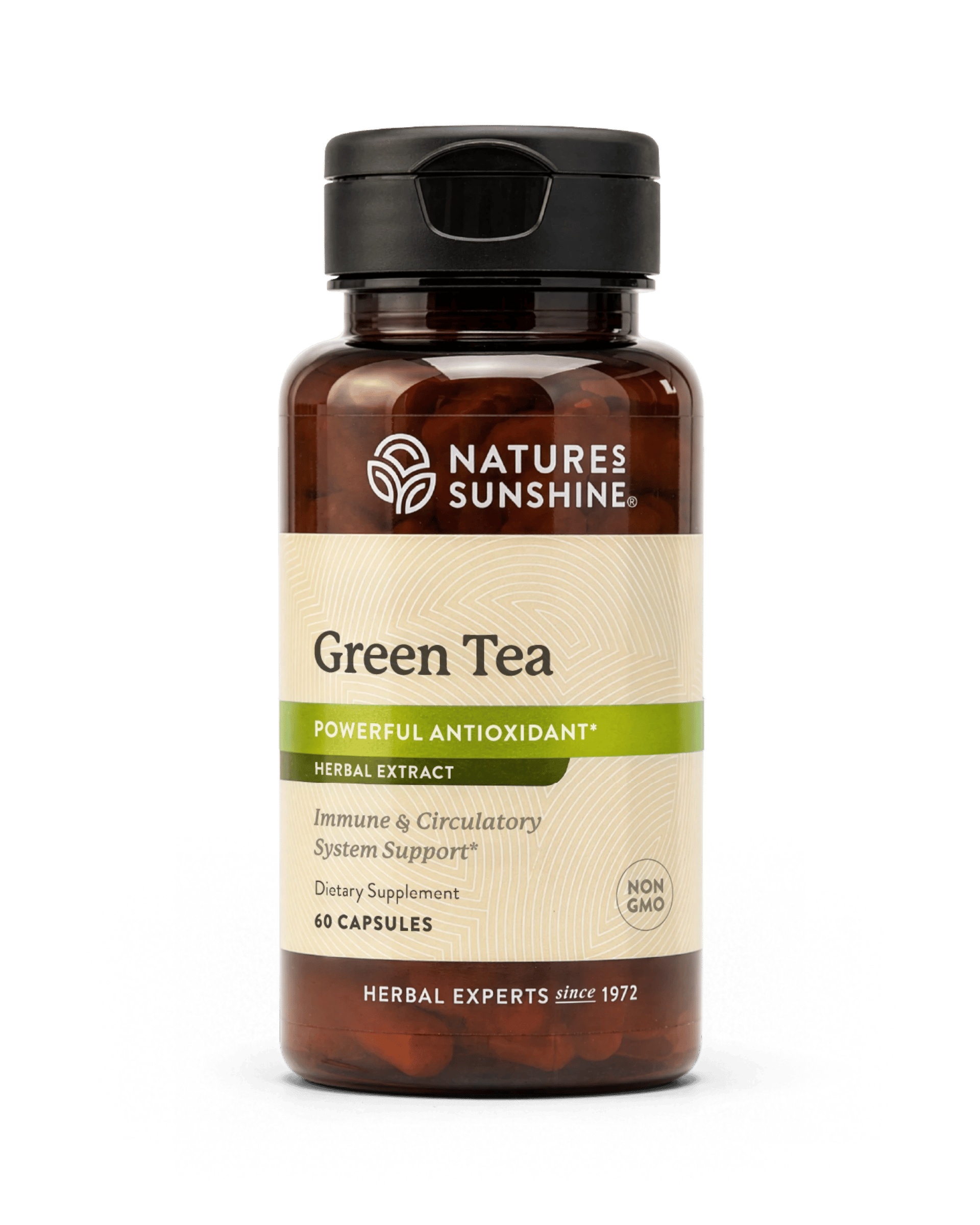 Nature's Sunshine Green Tea Extract bottle, 60 Capsules