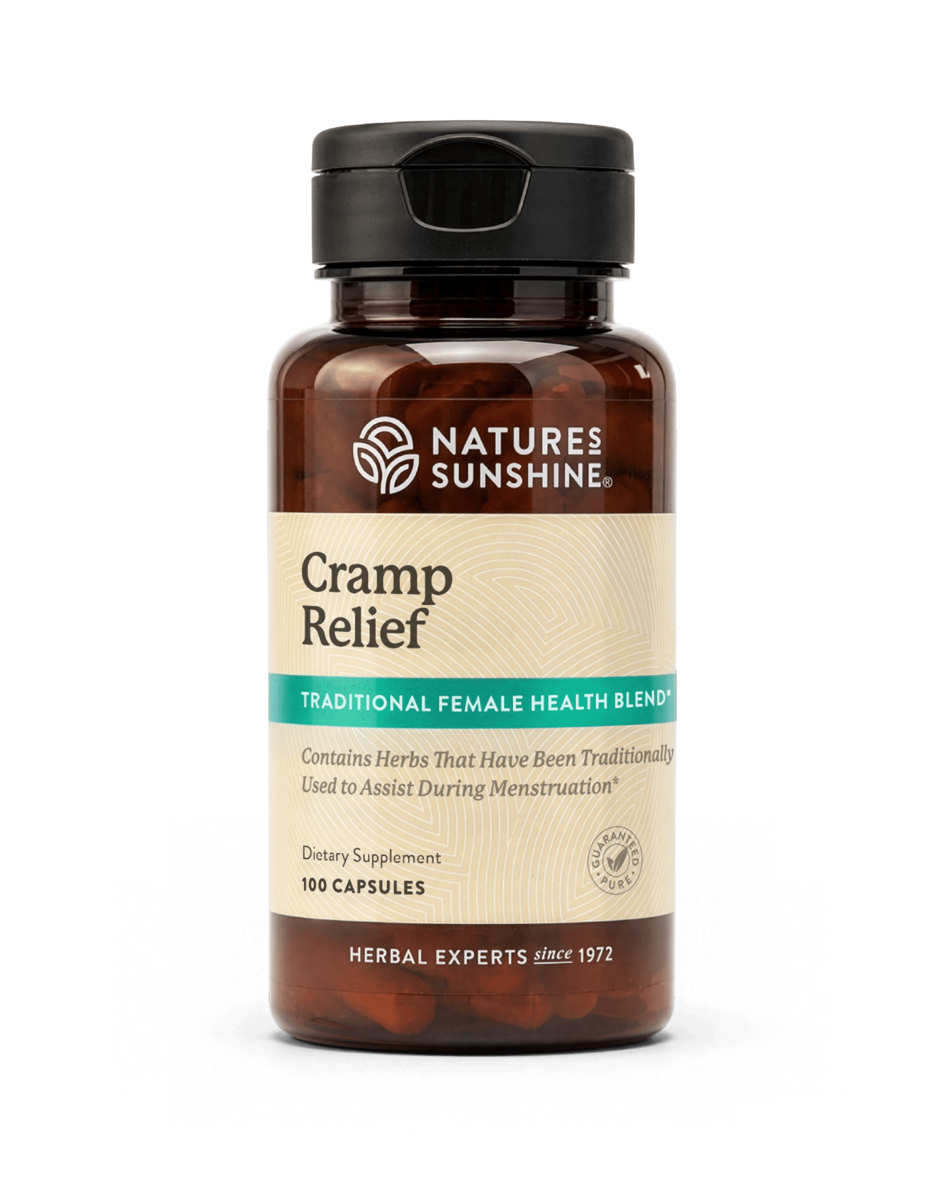 Nature's Sunshine Cramp Relief bottle, 100 Capsules