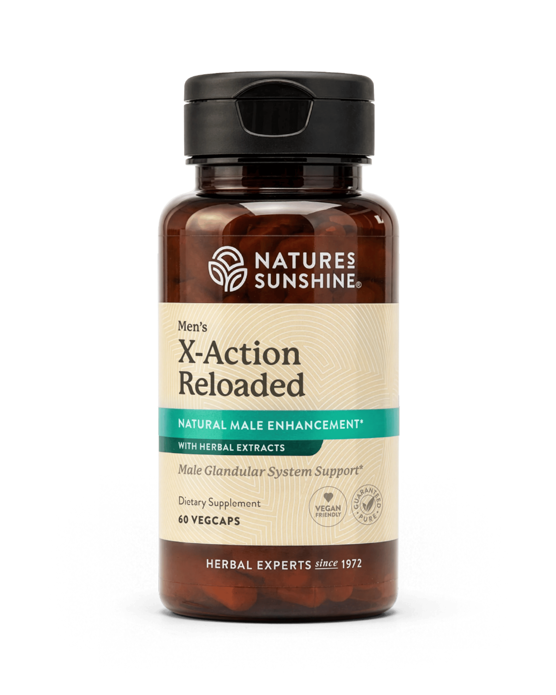 Nature's Sunshine X-Action Reloaded (Men) bottle, 60 Capsules