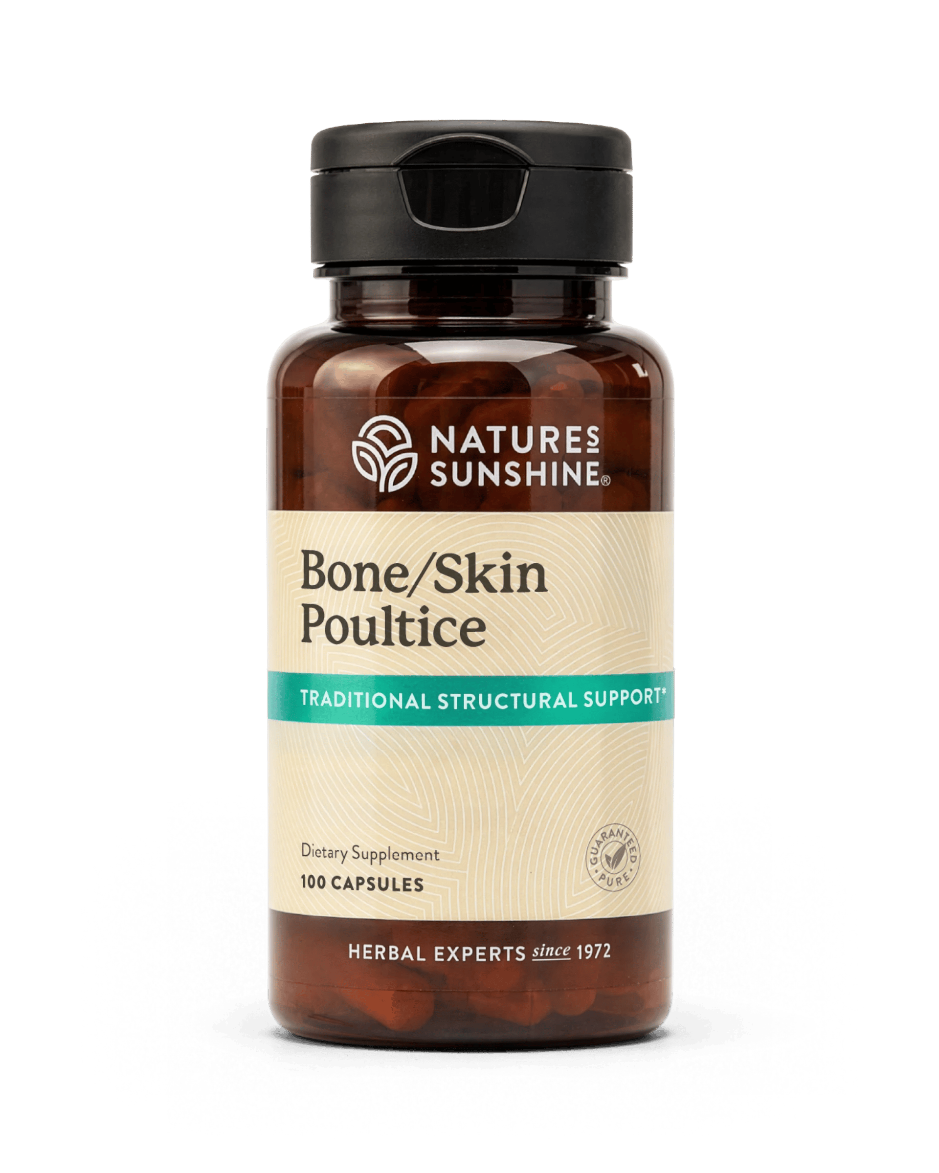 Nature's Sunshine Bone/Skin Poultice bottle, 100 Capsules