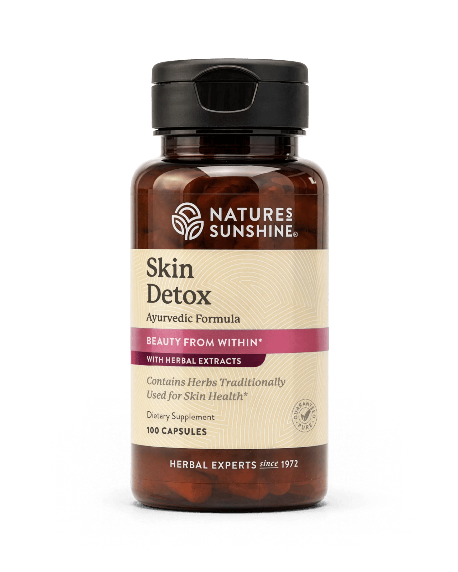 Nature's Sunshine Skin Detox, Ayurvedic bottle, 100 Capsules