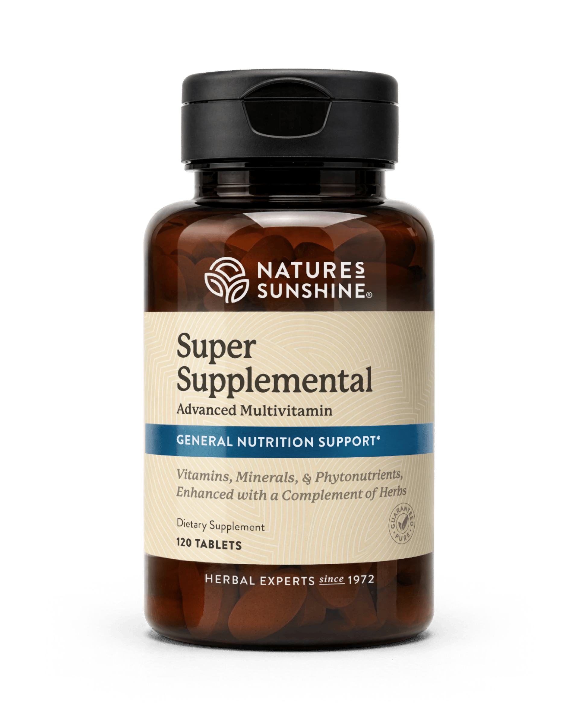 Nature's Sunshine Super Supplemental bottle, 120 Tablets