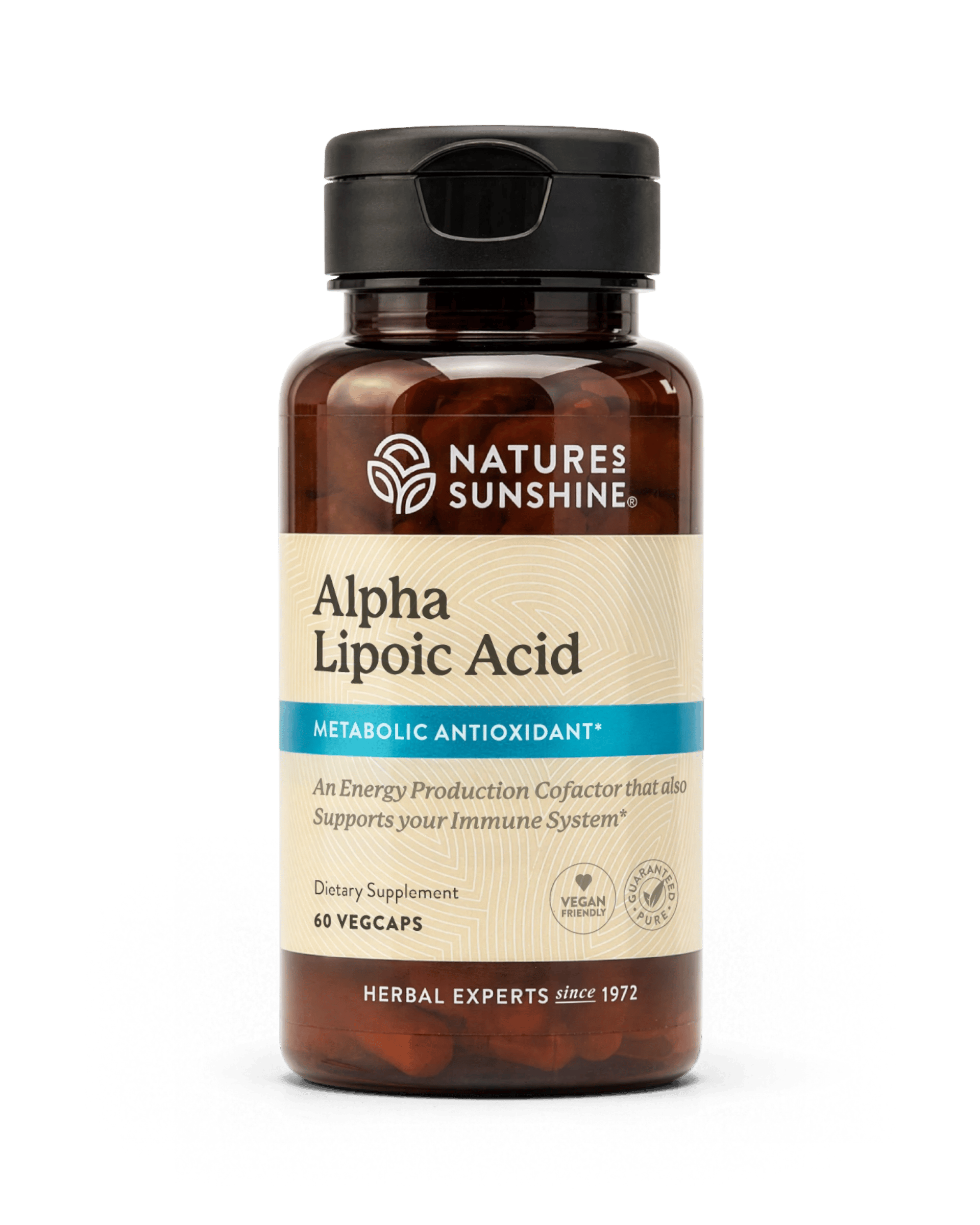 Nature's Sunshine Alpha Lipoic Acid bottle, 60 Capsules