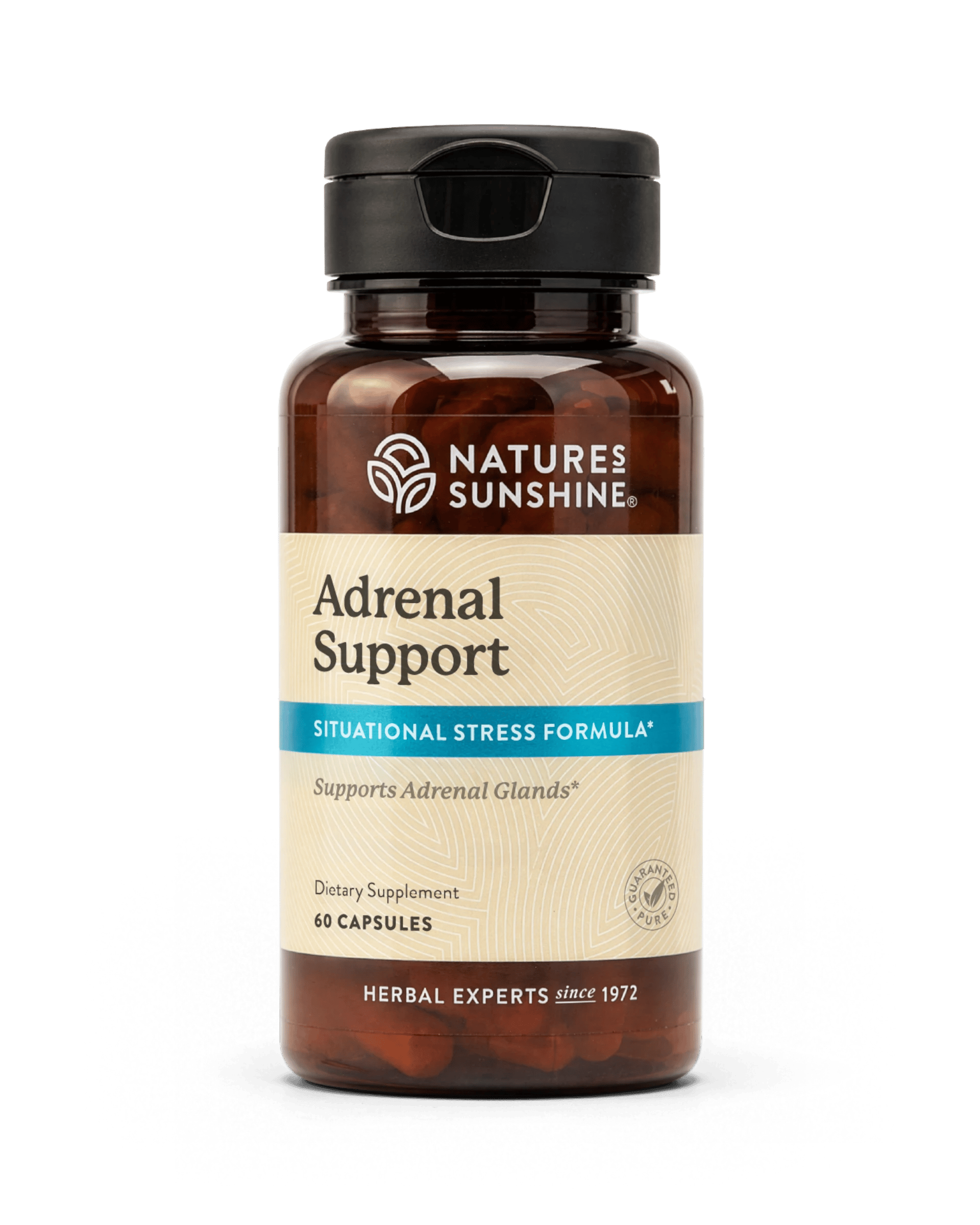Nature's Sunshine Adrenal Support bottle, 60 Capsules