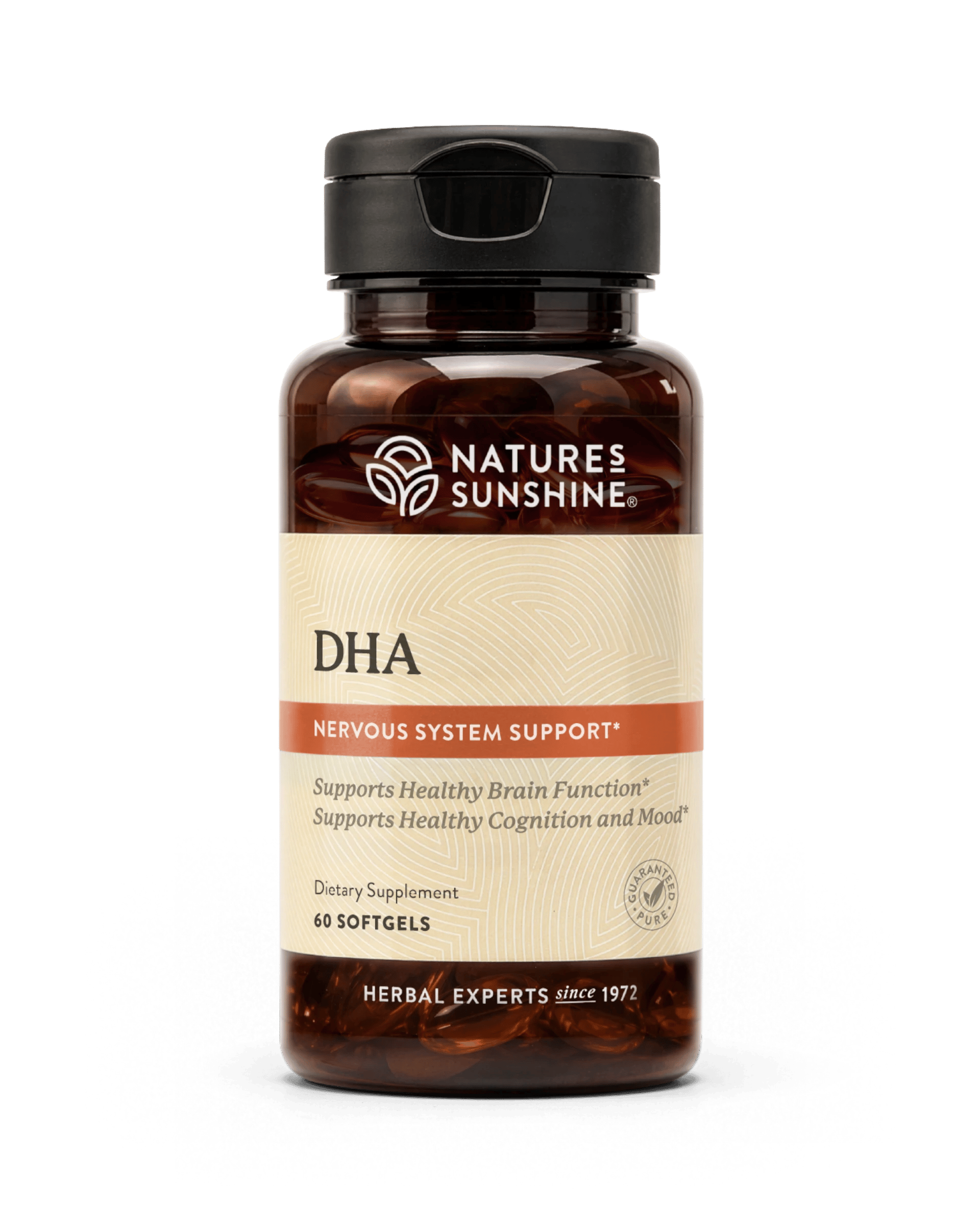 Nature's Sunshine DHA bottle, 60 Softgel Capsules