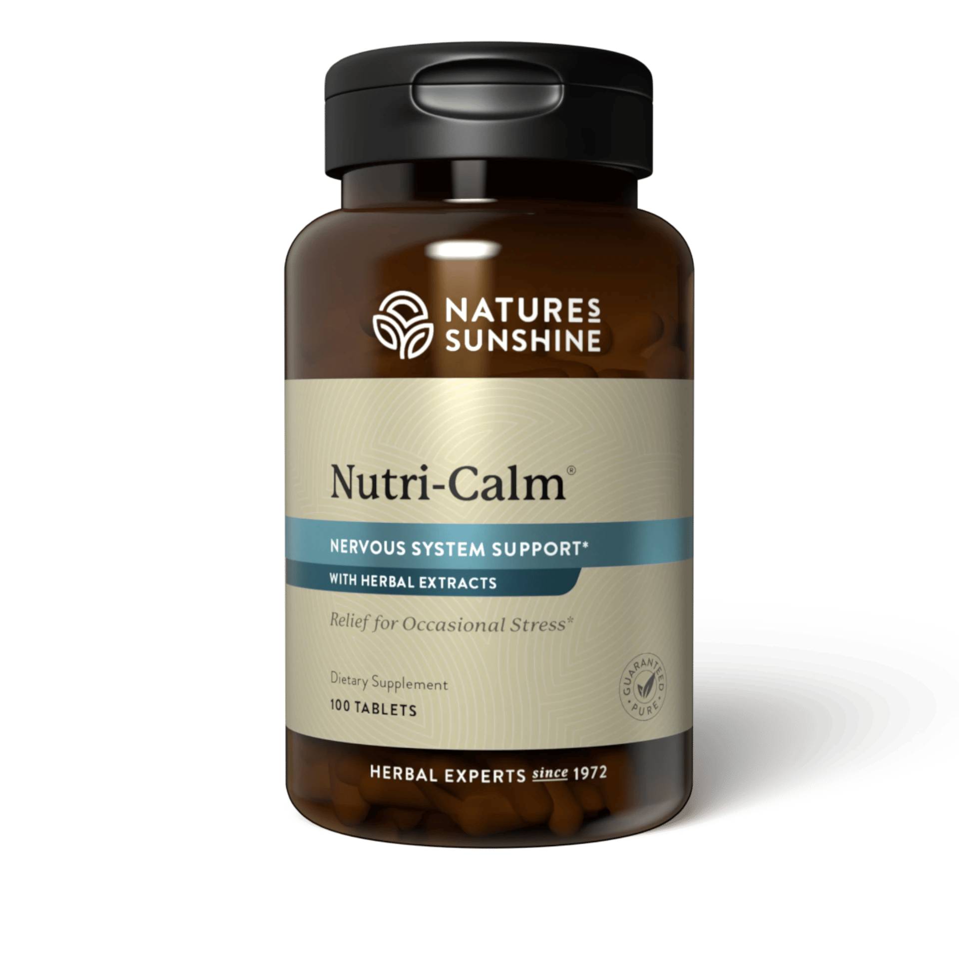 Nature's Sunshine Nutri-Calm bottle, 100 Tablets