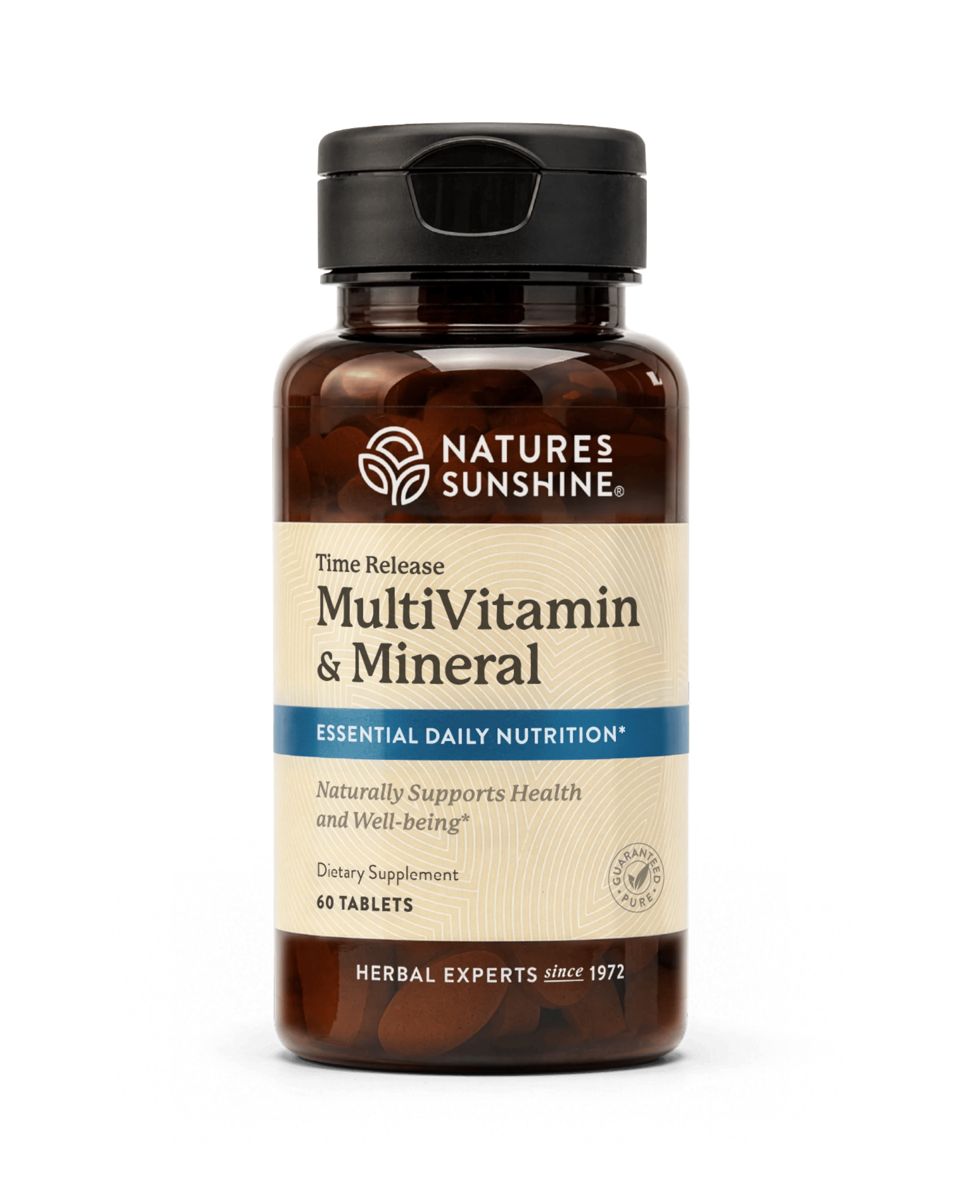 Nature's Sunshine MultiVitamin and Mineral Time Release bottle, 60 Tablets