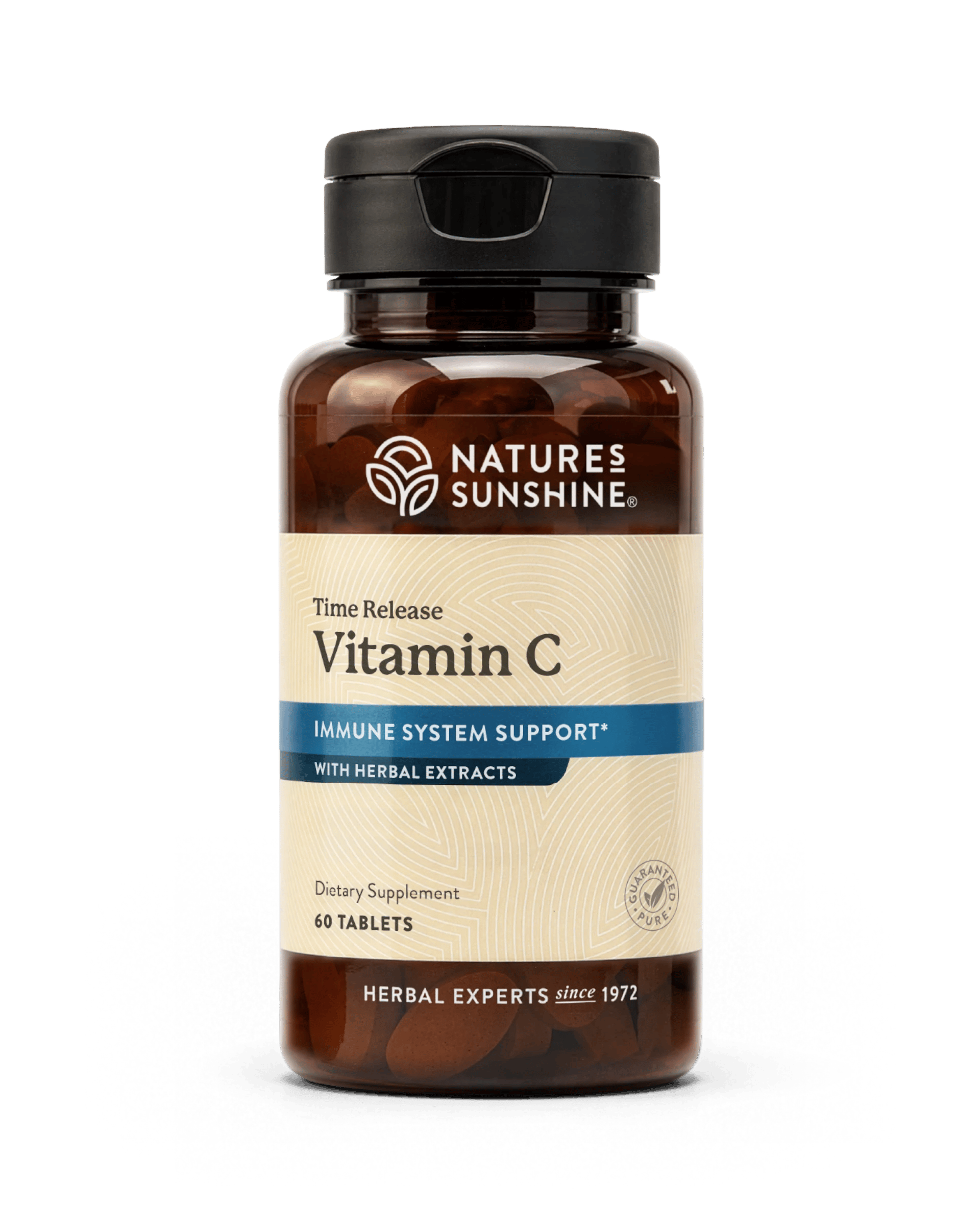 Nature's Sunshine Vitamin C Time Release bottle, 60 Tablets