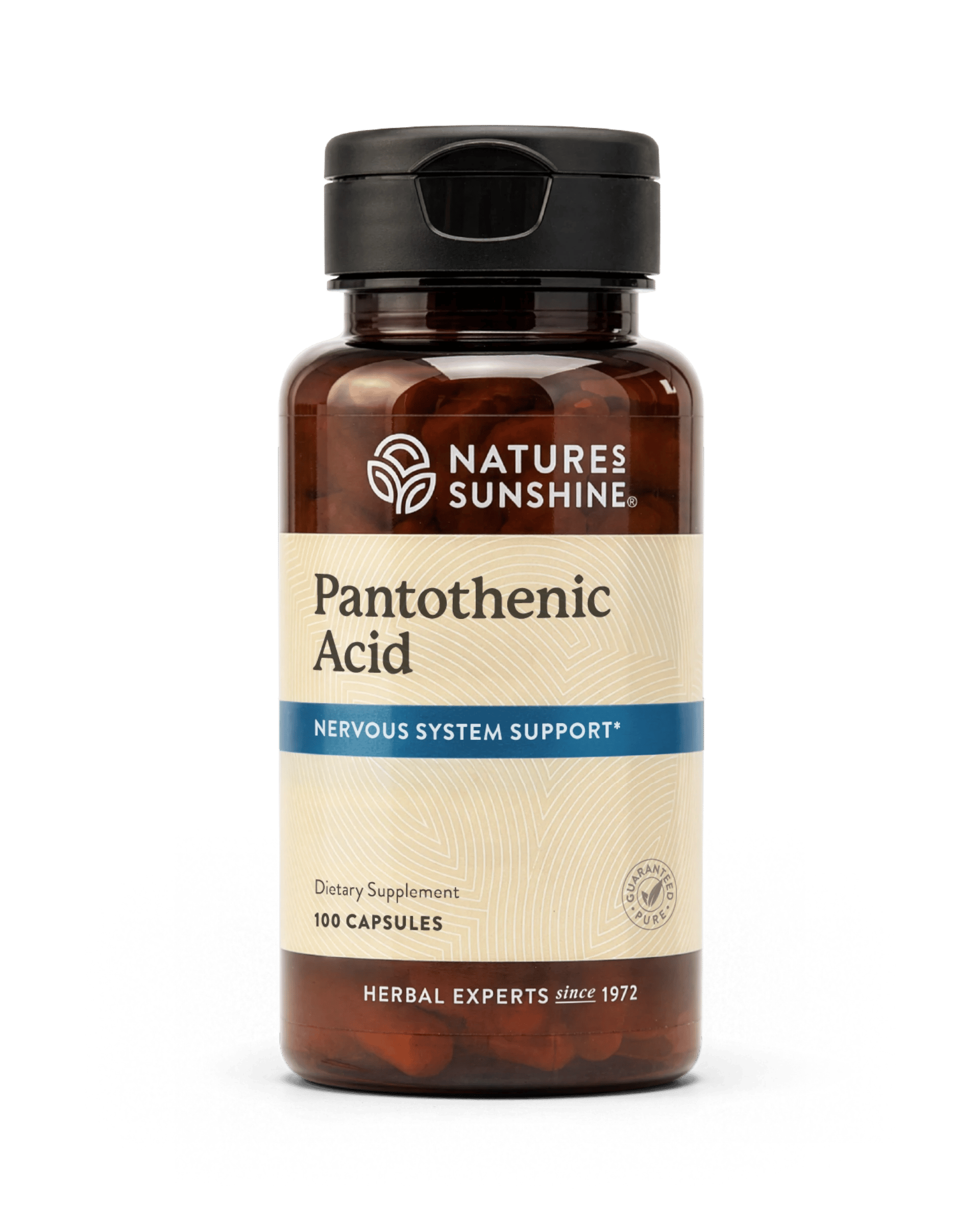 Nature's Sunshine Pantothenic Acid (250 mg) bottle, 100 Capsules