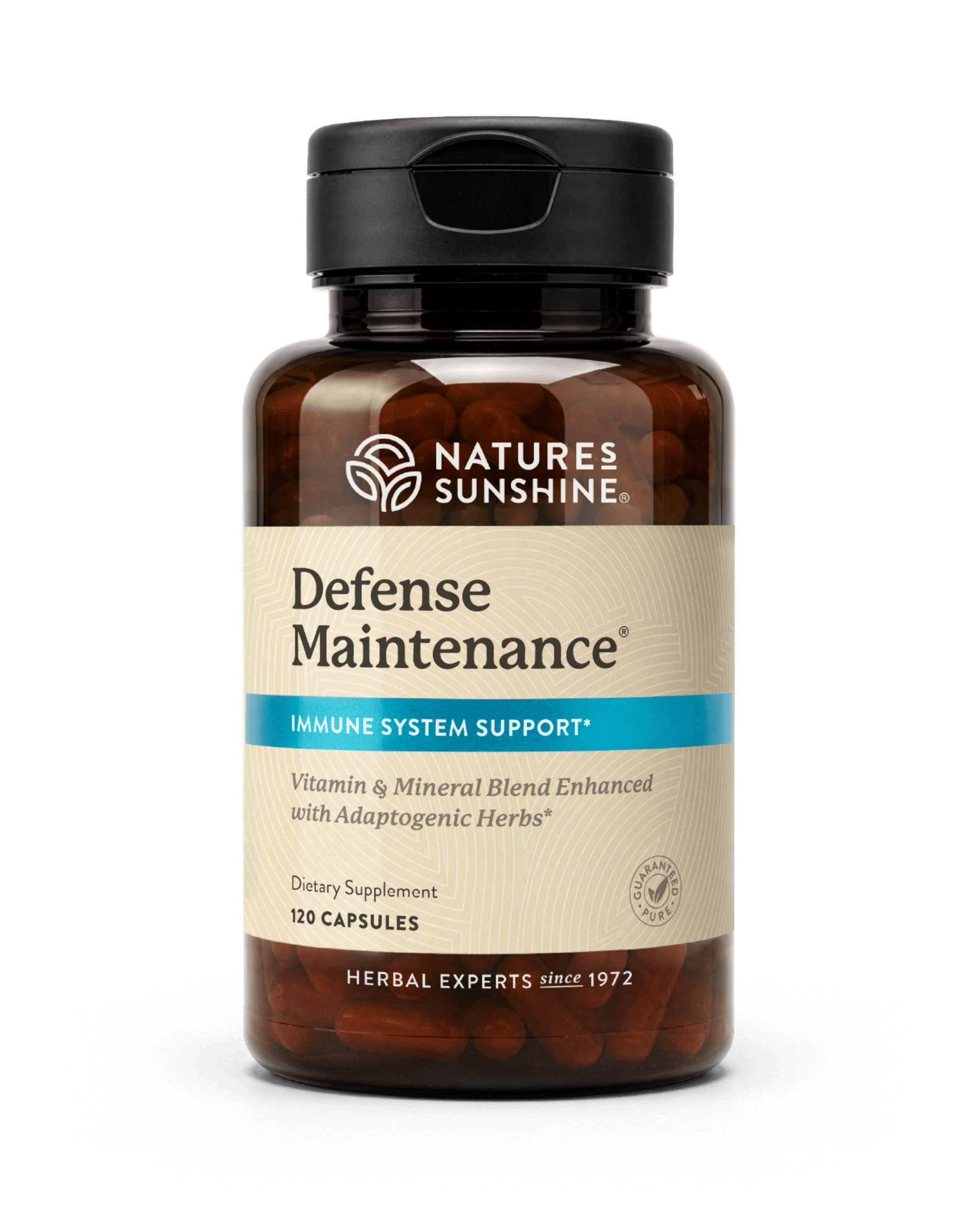 Nature's Sunshine Defense Maintenance bottle, 120 Capsules