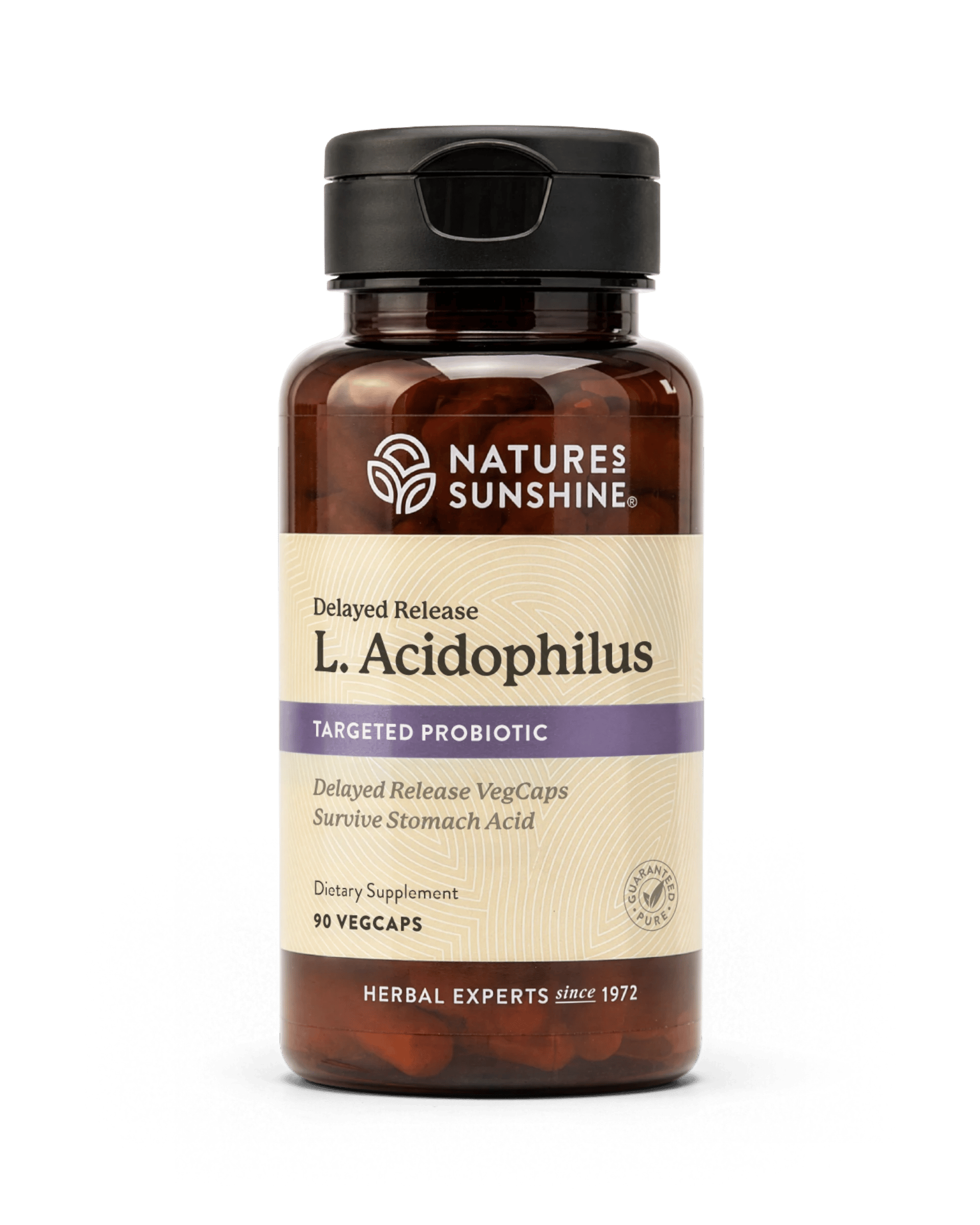 Nature's Sunshine L. Acidophilus Probiotic bottle, 90 Capsules