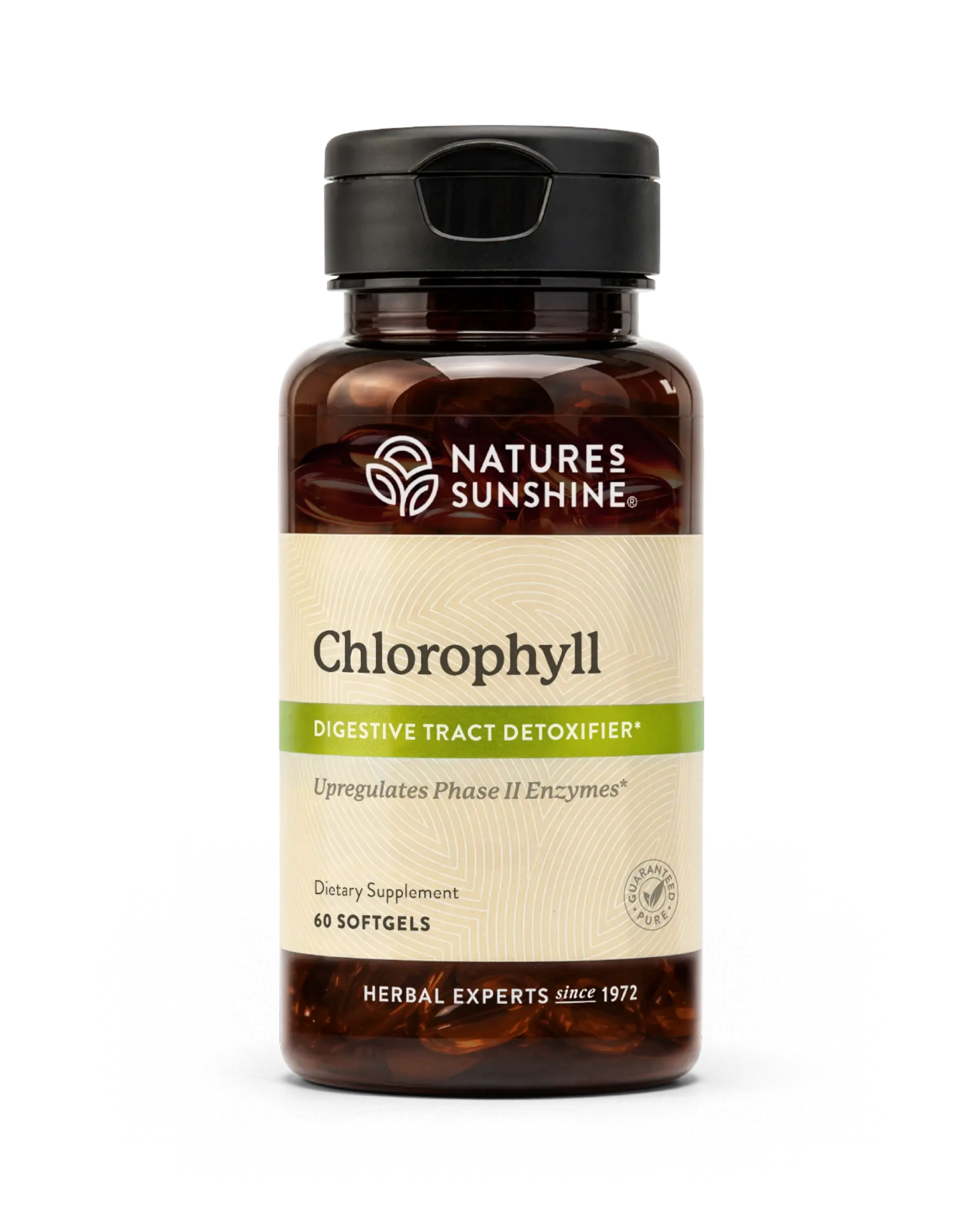 Nature's Sunshine Chlorophyll bottle, 60 Softgel Capsules