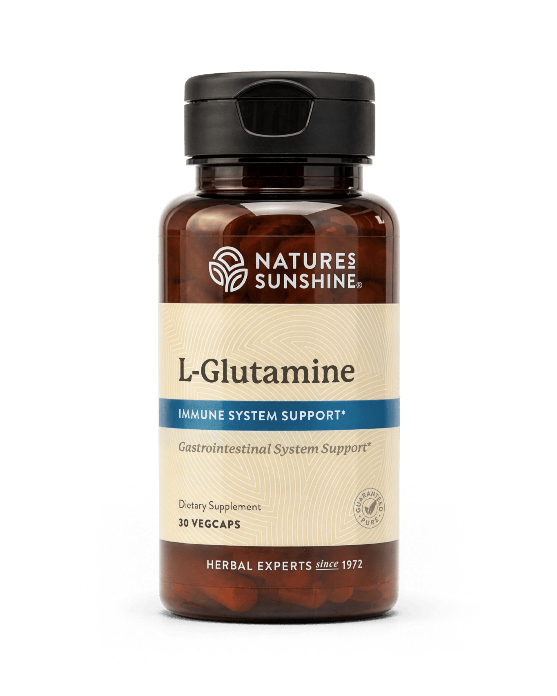 Nature's Sunshine L-Glutamine bottle, 30 Capsules