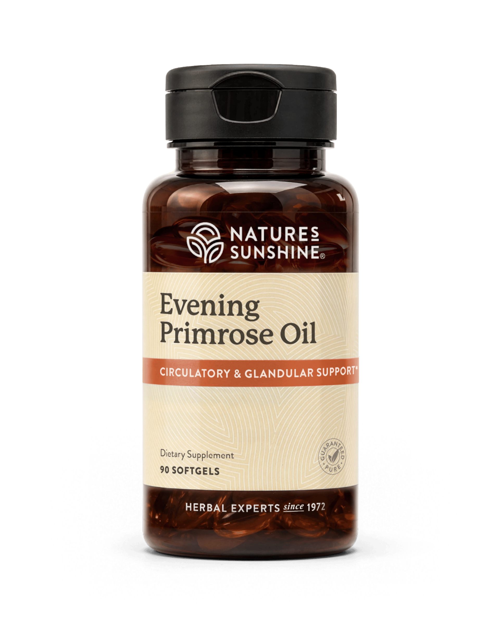 Nature's Sunshine Evening Primrose Oil bottle, 90 Softgel Capsules
