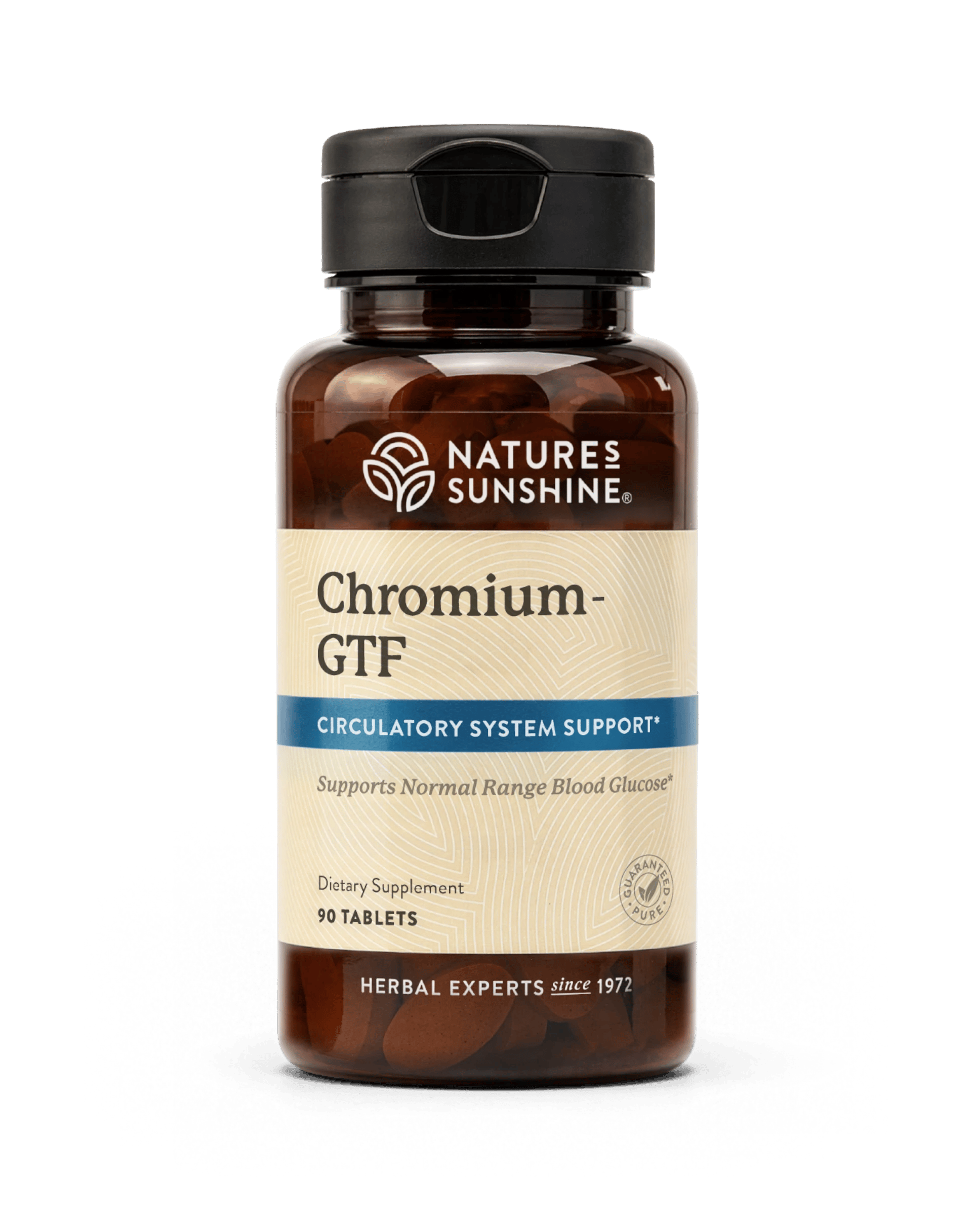 Nature's Sunshine Chromium GTF (300 mcg) bottle, 90 Tablets