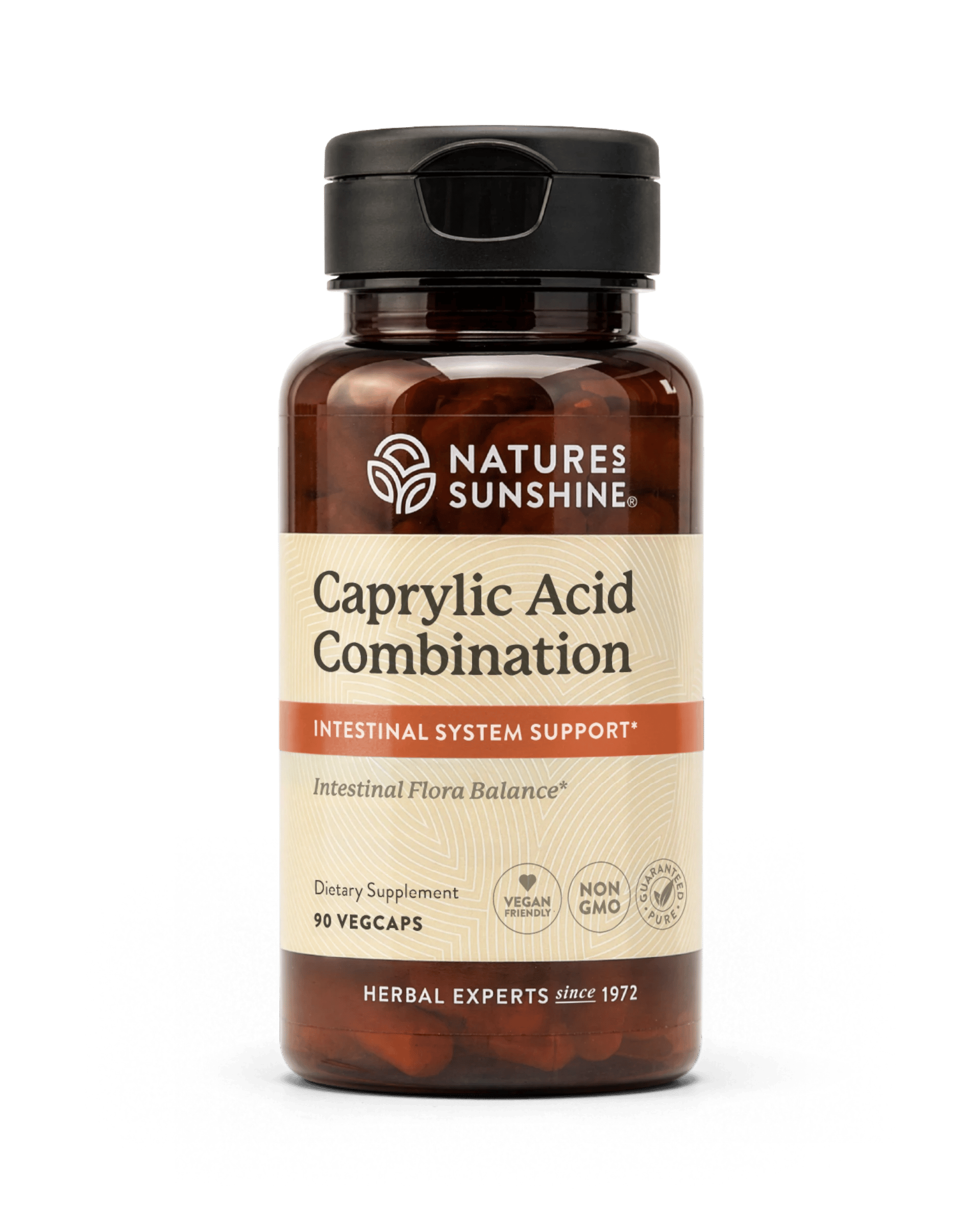 Nature's Sunshine Caprylic Acid Combination bottle, 90 Capsules