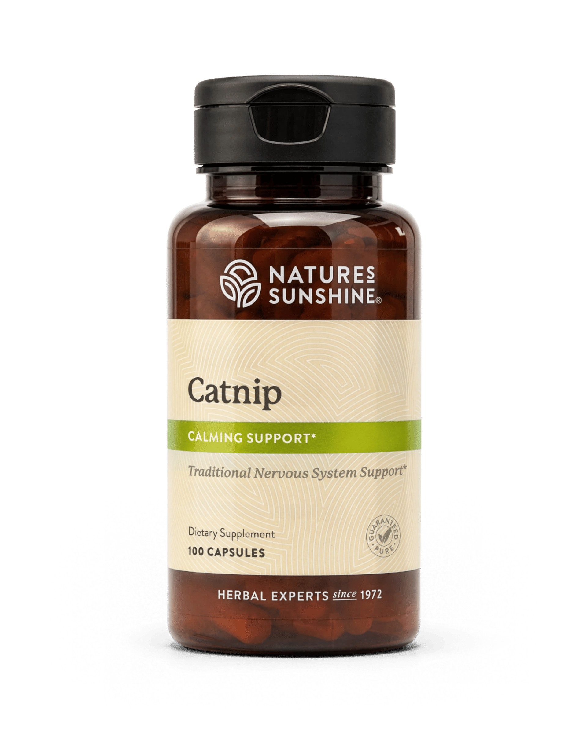 Nature's Sunshine Catnip bottle, 100 Capsules