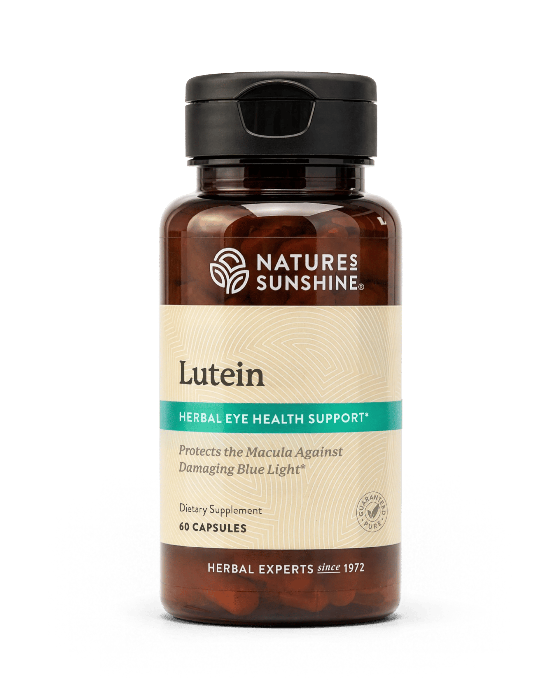 Nature's Sunshine Lutein (10 mg) bottle, 60 Capsules
