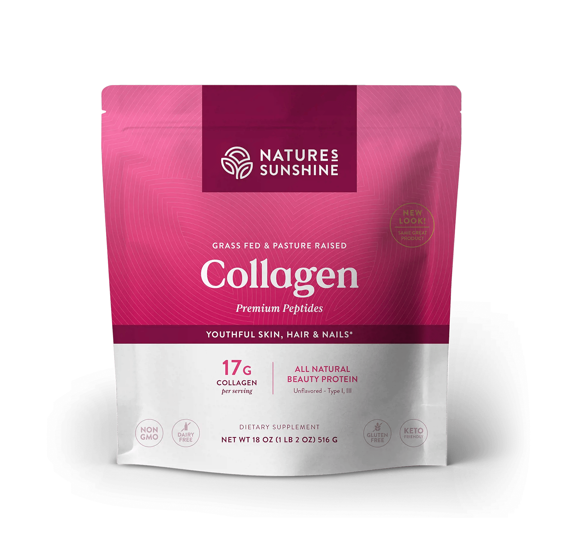 Collagen (18 oz.)
(30 servings)