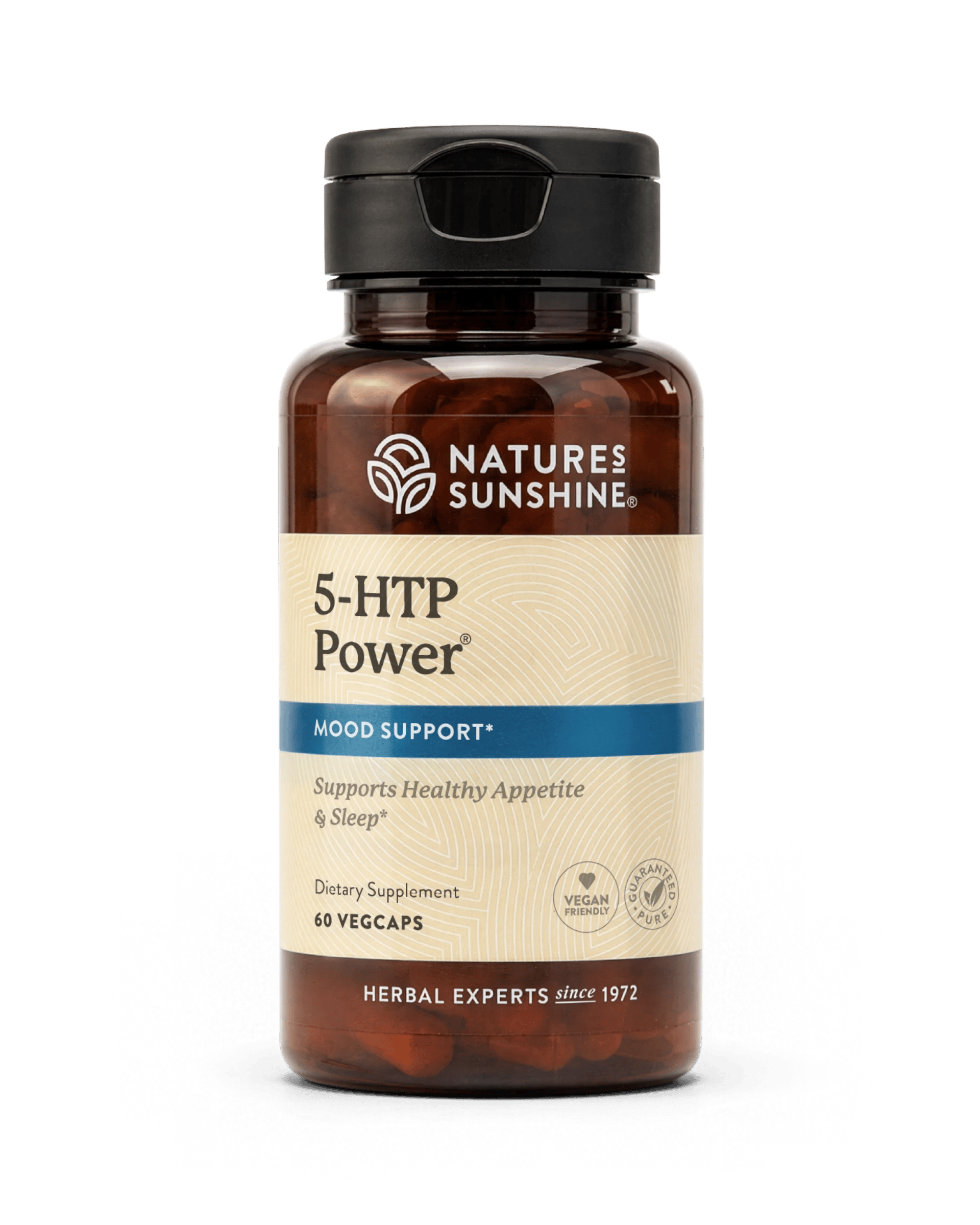 Nature's Sunshine 5-HTP Power bottle, 60 Vegcaps