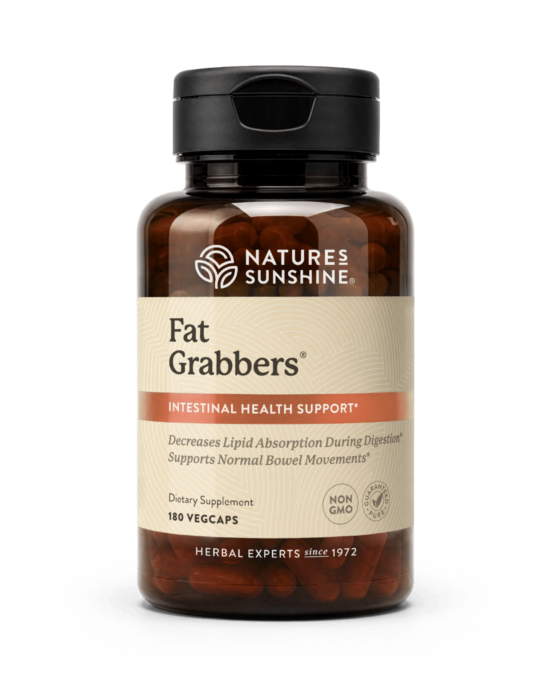 Nature's Sunshine Fat Grabbers bottle, 180 Capsules