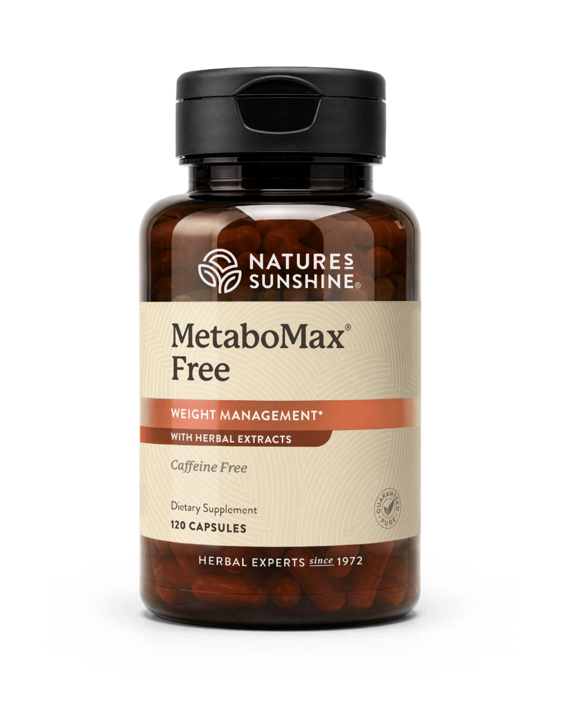 Nature's Sunshine MetaboMax Free bottle, 120 Capsules