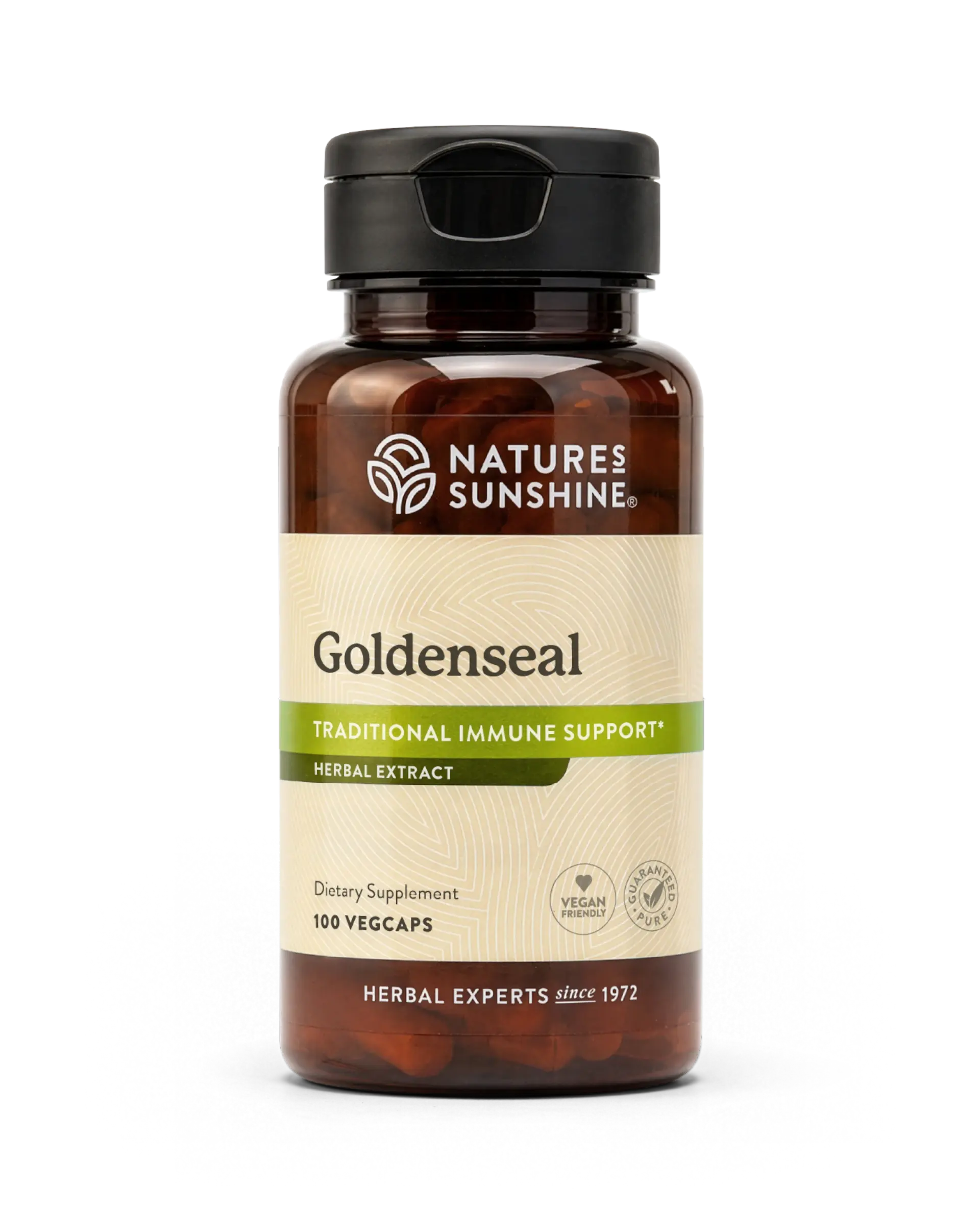 Nature's Sunshine Goldenseal bottle, 100 Capsules