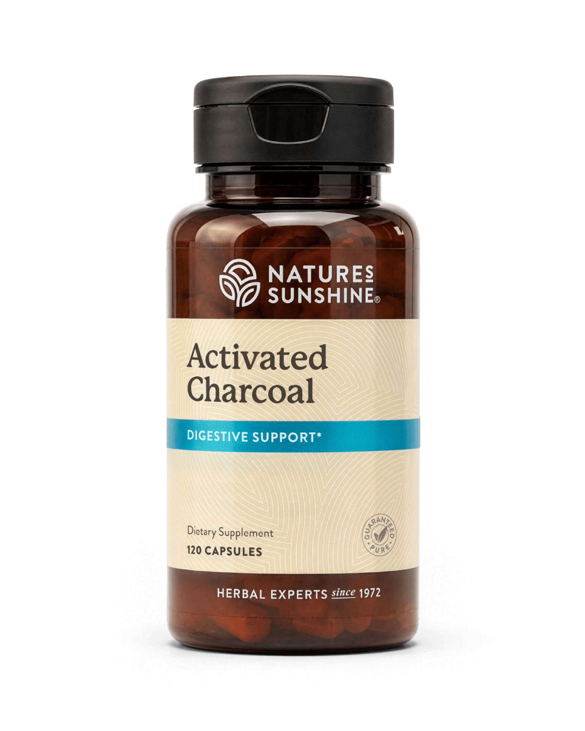 Nature's Sunshine Charcoal (Activated) bottle, 120 Capsules
