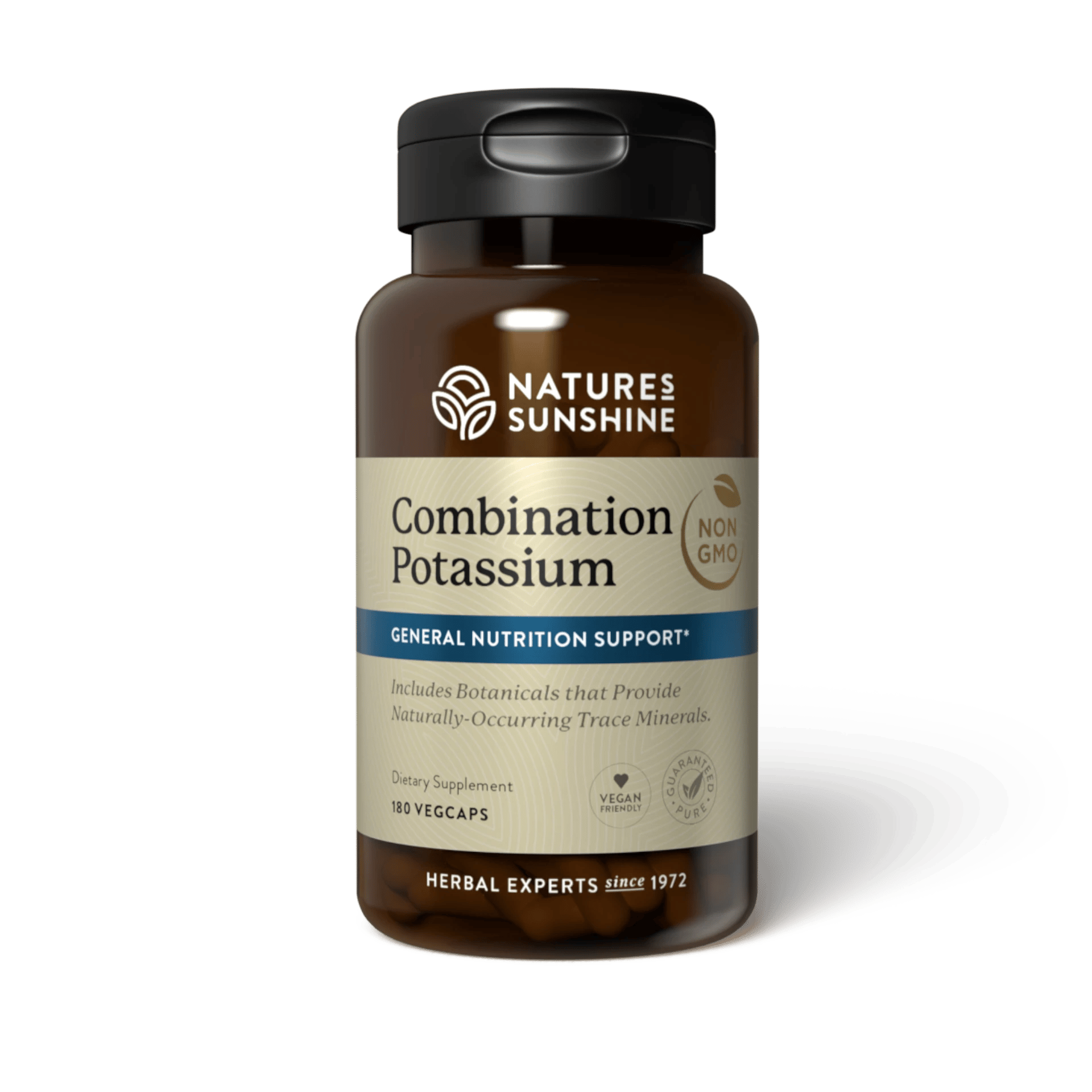 Nature's Sunshine Potassium, Combination bottle, 180 Capsules