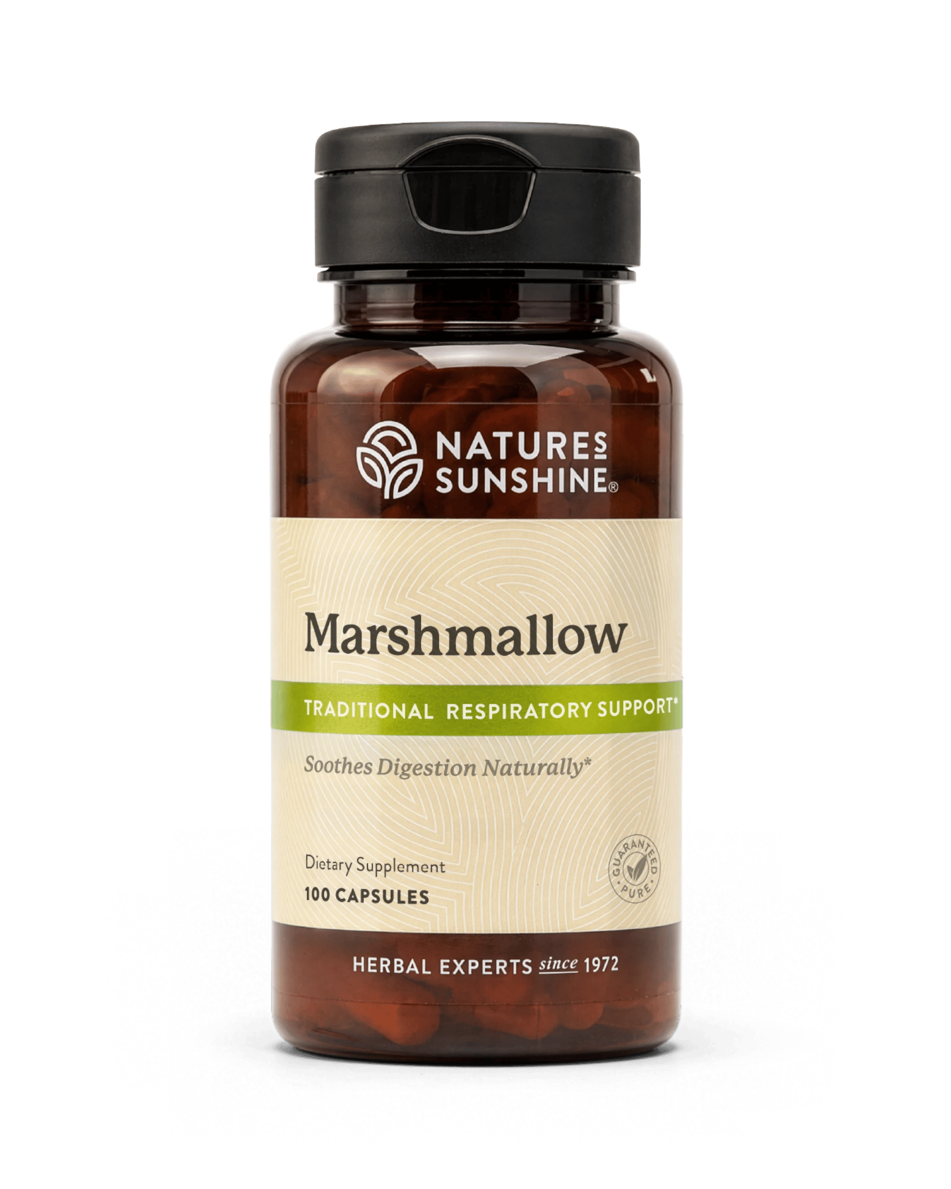 Nature's Sunshine Marshmallow bottle, 100 Capsules