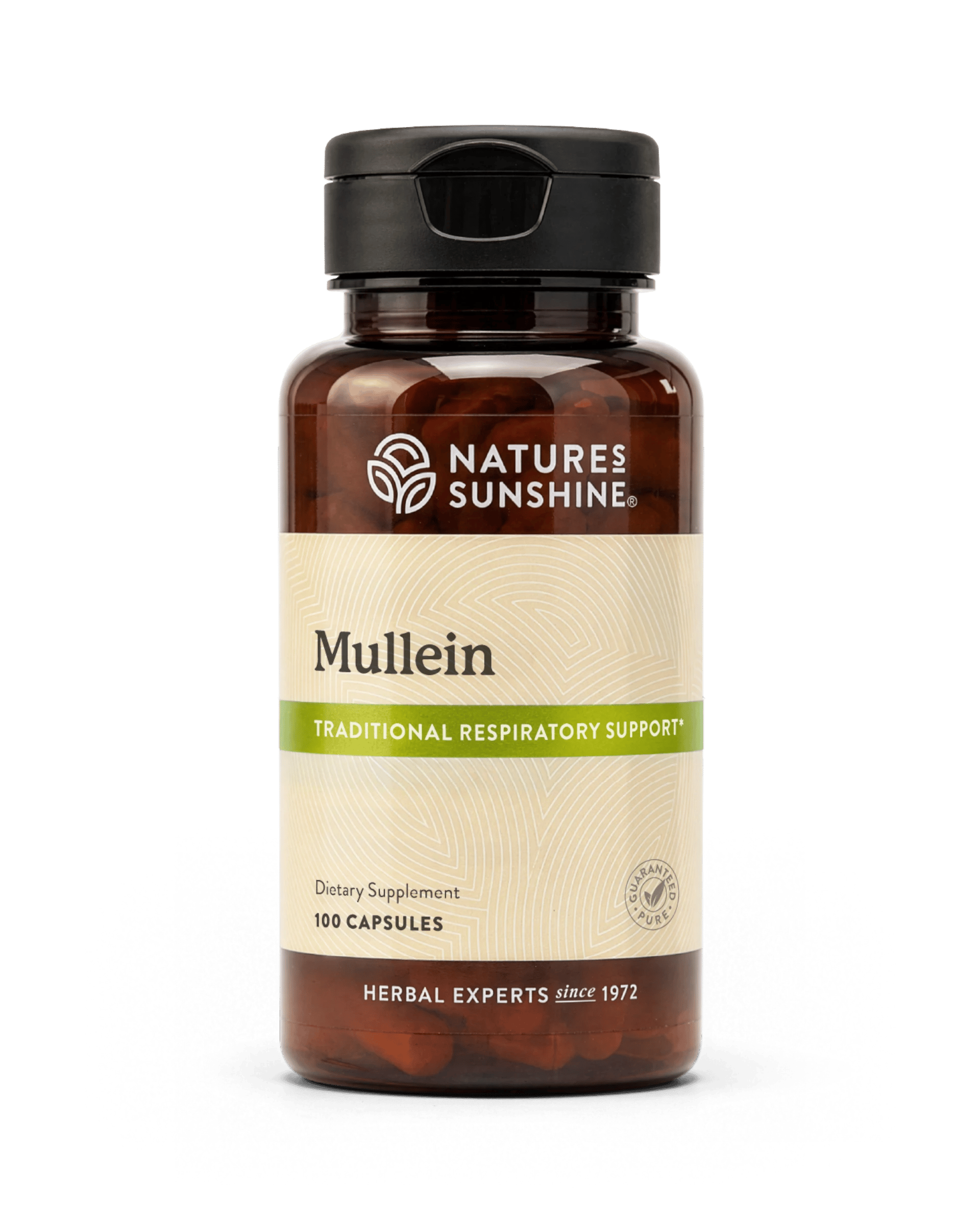Nature's Sunshine Mullein bottle, 100 Capsules