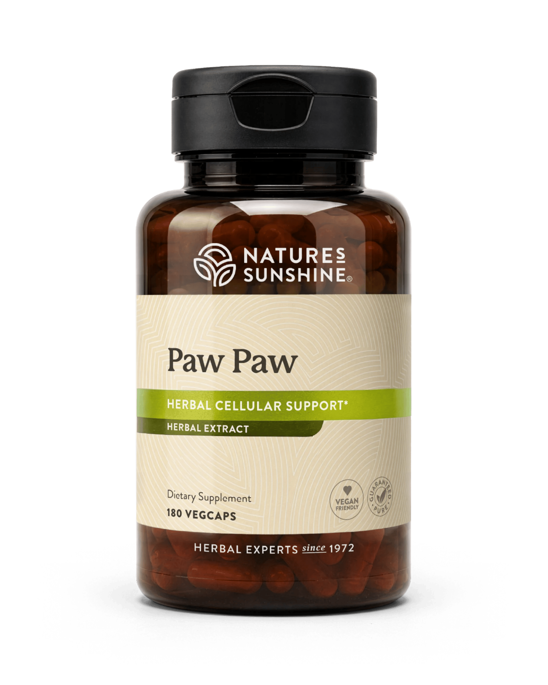 Nature's Sunshine Paw Paw bottle, 180 Capsules