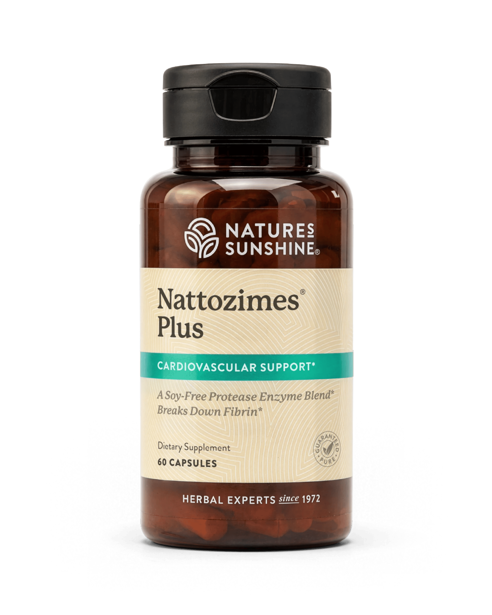 Nature's Sunshine Nattozimes Plus bottle, 60 Capsules