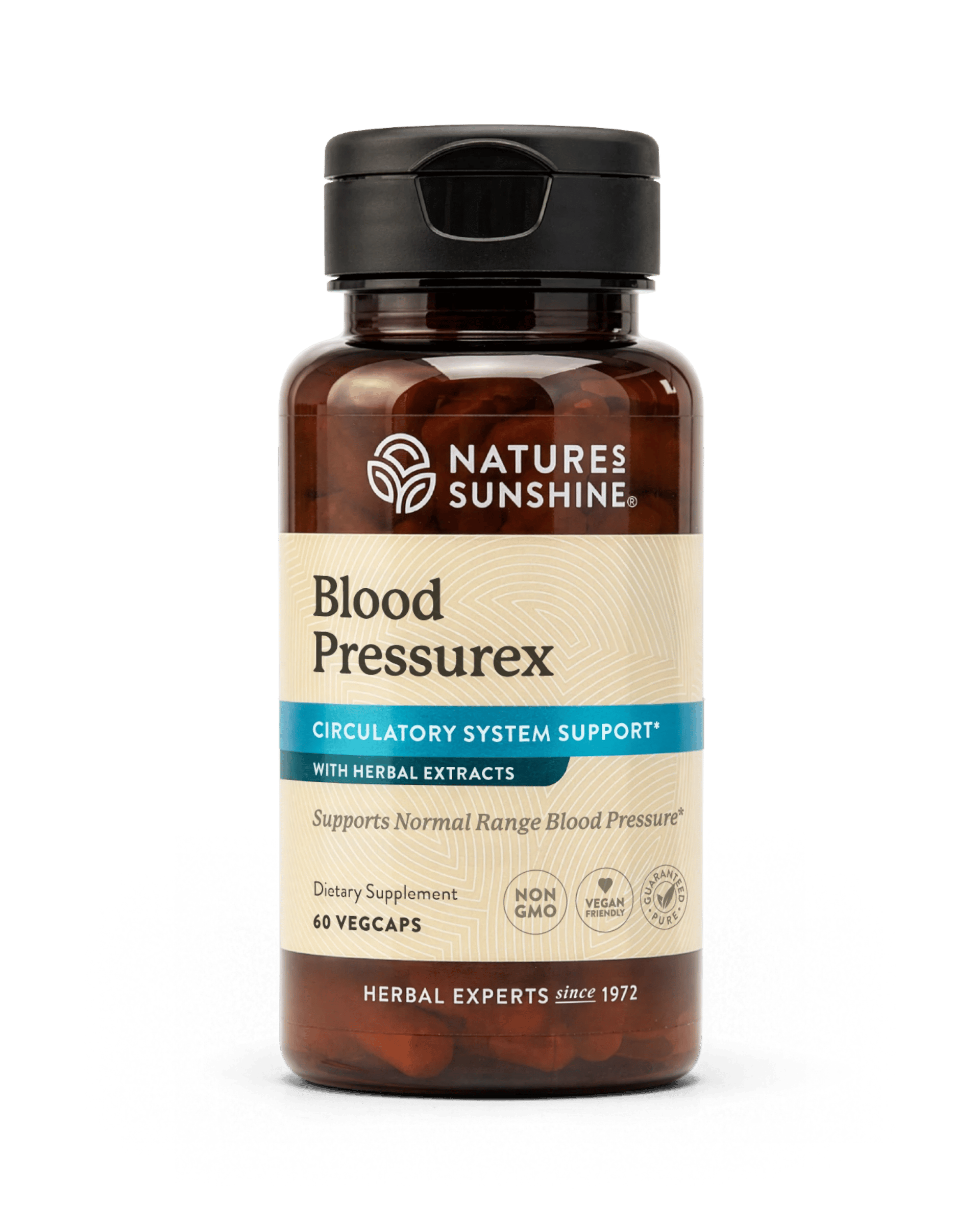 Nature's Sunshine BLOOD PRESSUREX bottle, 60 Capsules