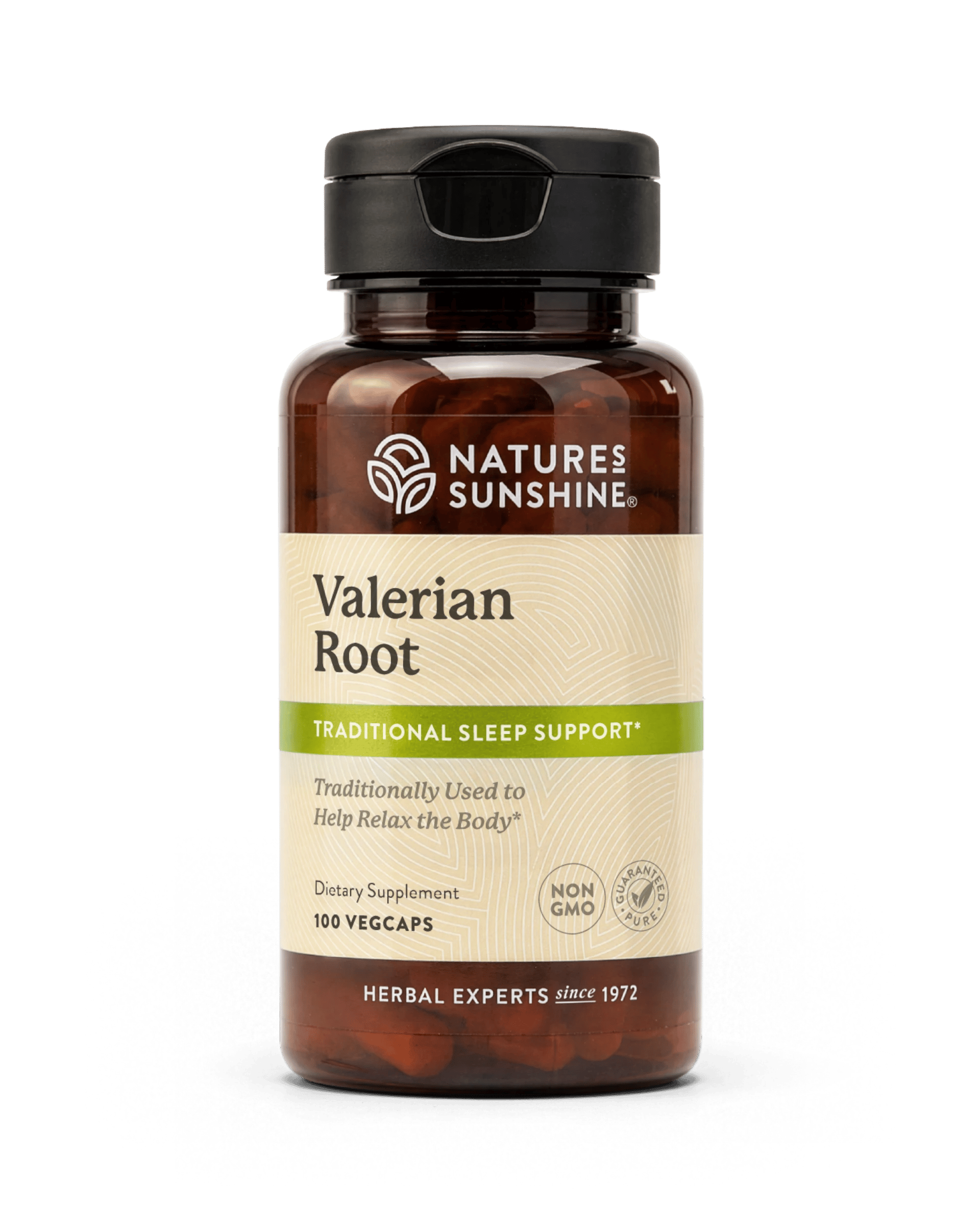 Nature's Sunshine Valerian Root bottle,