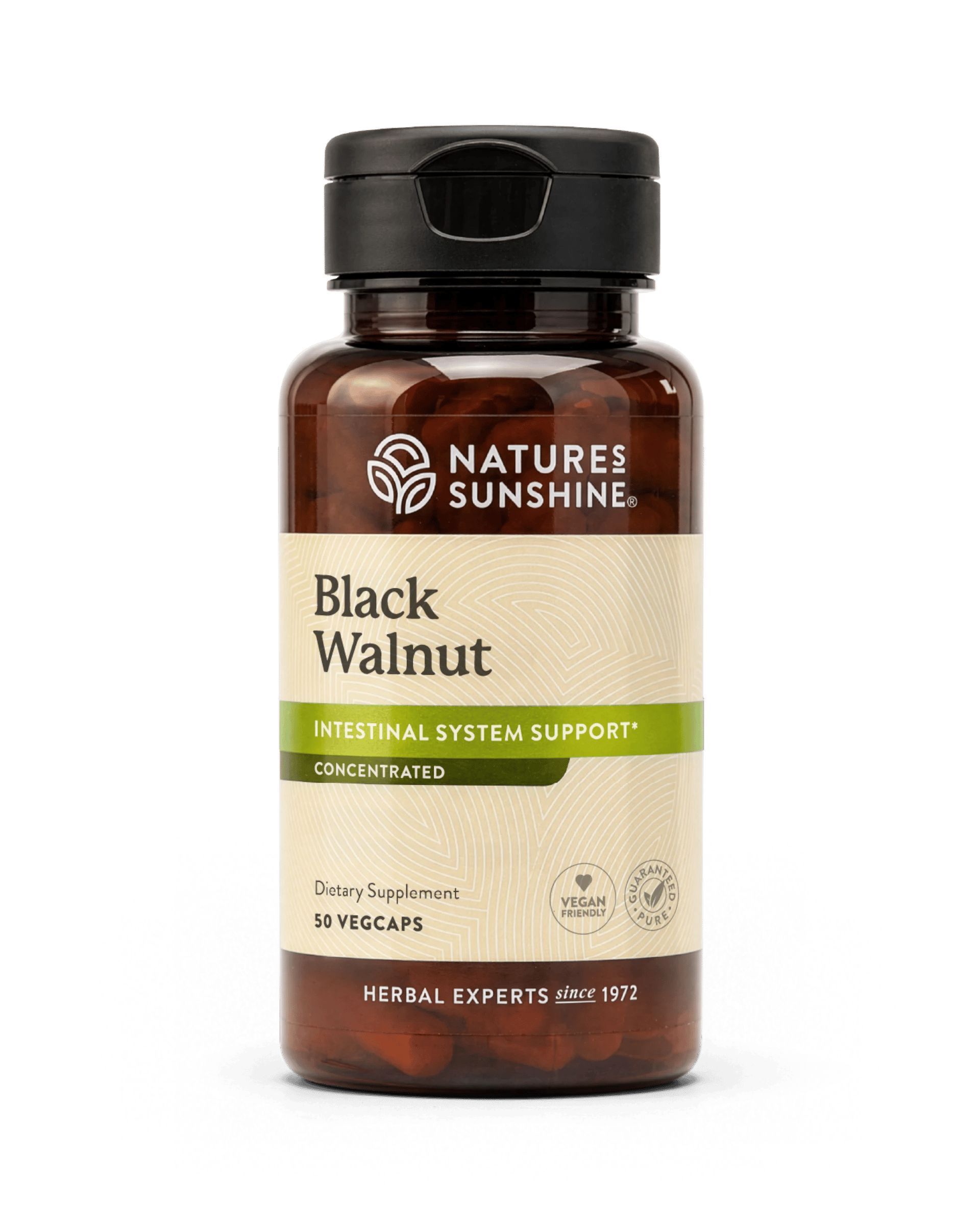 Nature's Sunshine Black Walnut, ATC Concentrate bottle, 50 Capsules
