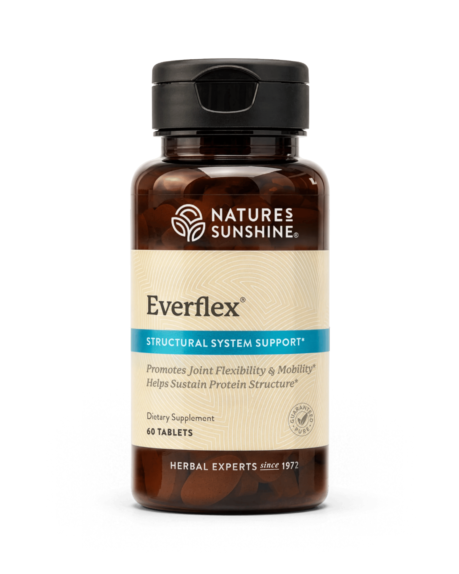 Nature's Sunshine EverFlex with Hyaluronic Acid bottle, 60 Tablets
