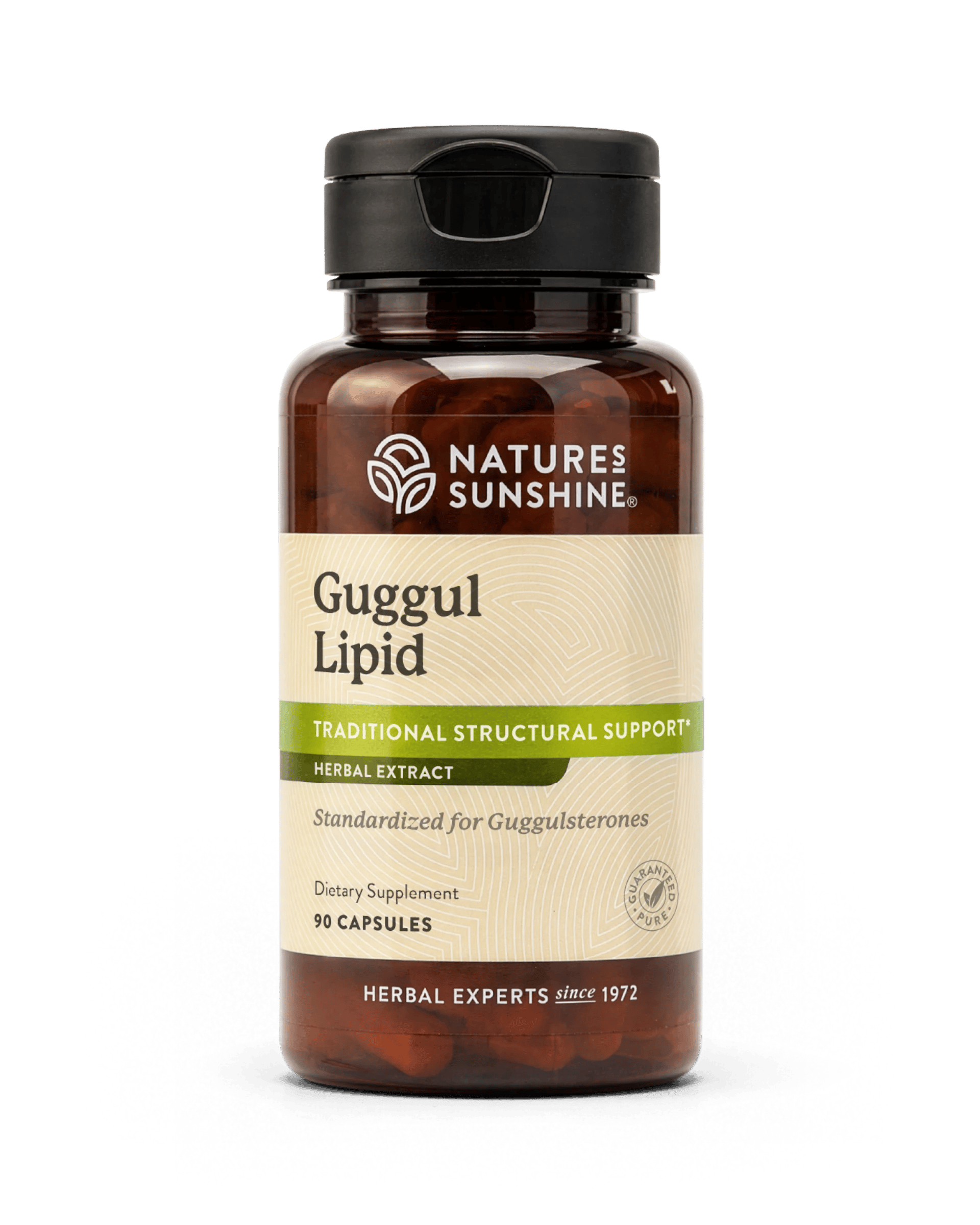 Nature's Sunshine Guggul Lipid Concentrate bottle, 90 Capsules
