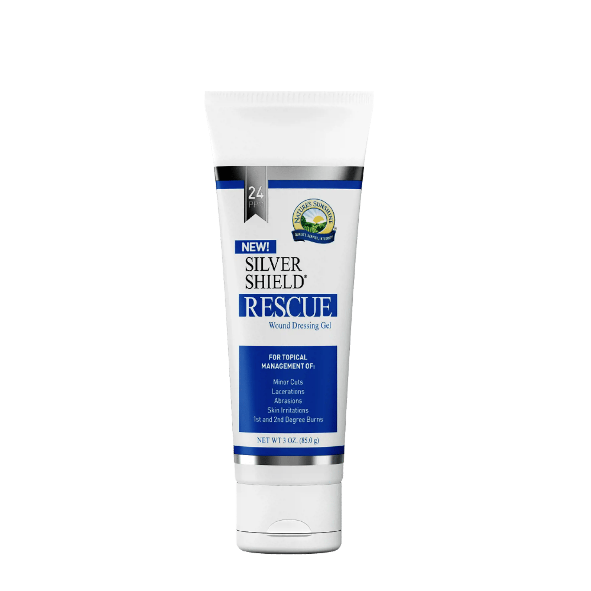 Silver Shield Rescue Gel (3 oz. tube) (24 ppm)