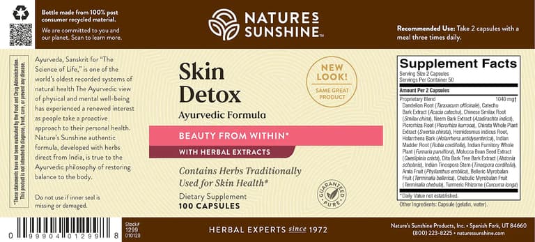 Natures Sunshine Skin Detox
