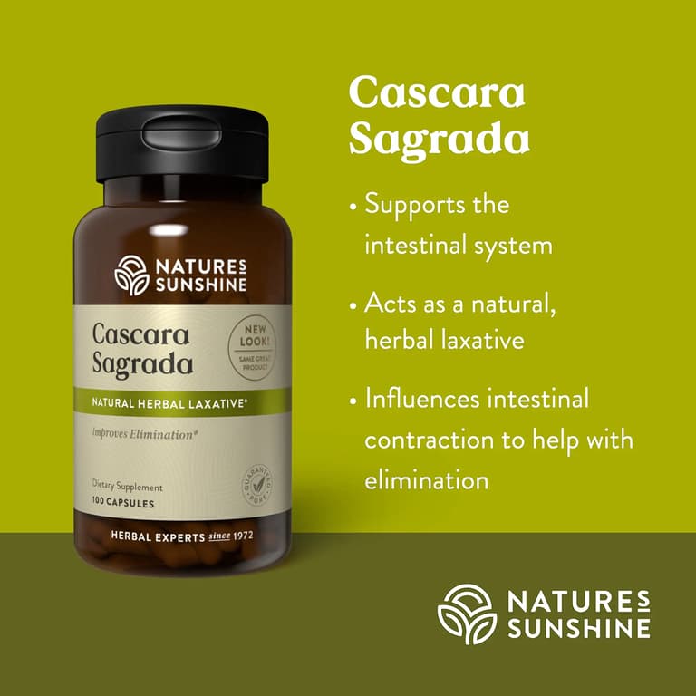 Cascara Sagrada - Intestinal Support Dietary Supplement